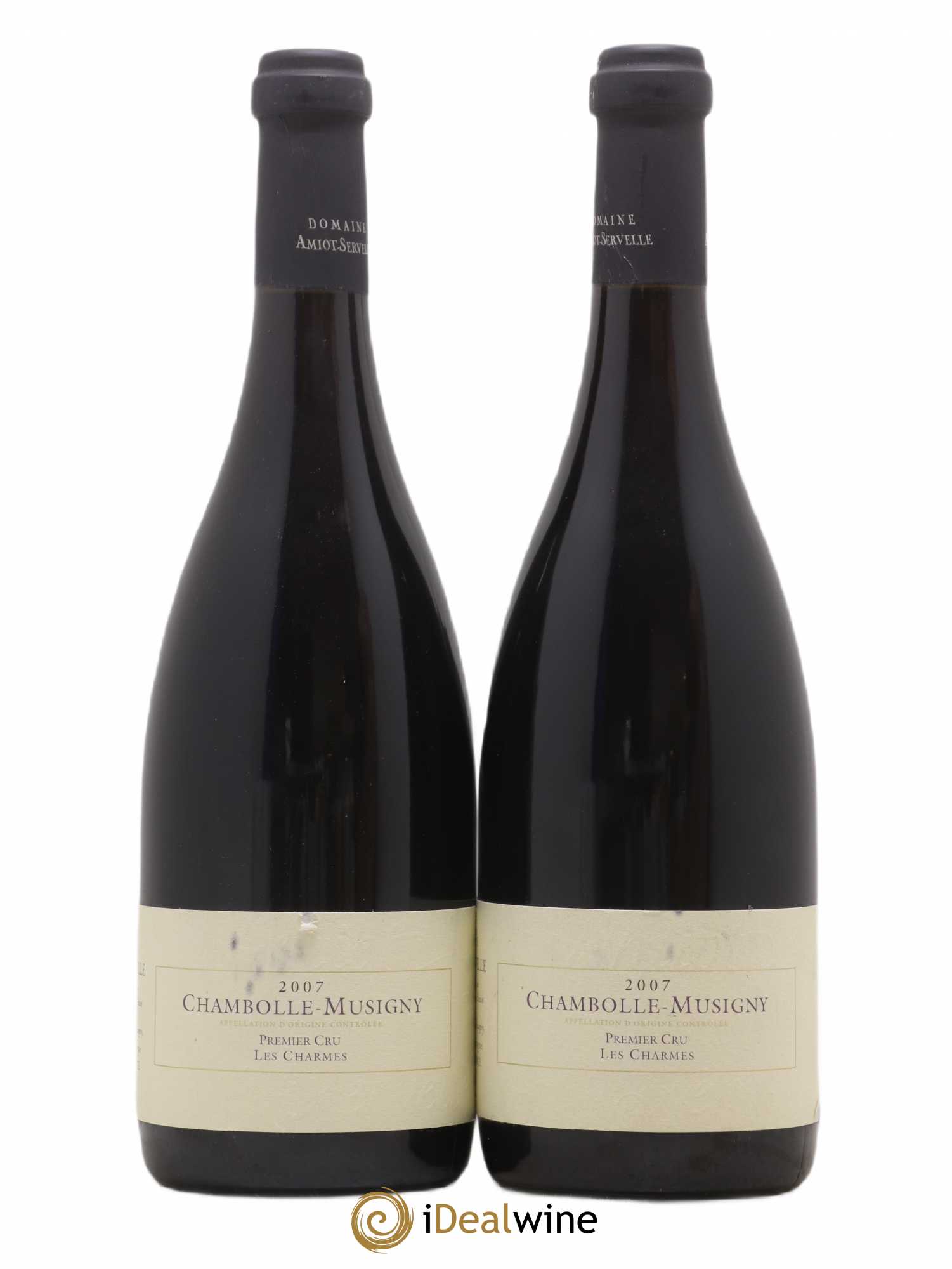 Chambolle-Musigny 1er Cru Les Charmes Amiot-Servelle 2007 - Lot de 2 bouteilles - 0