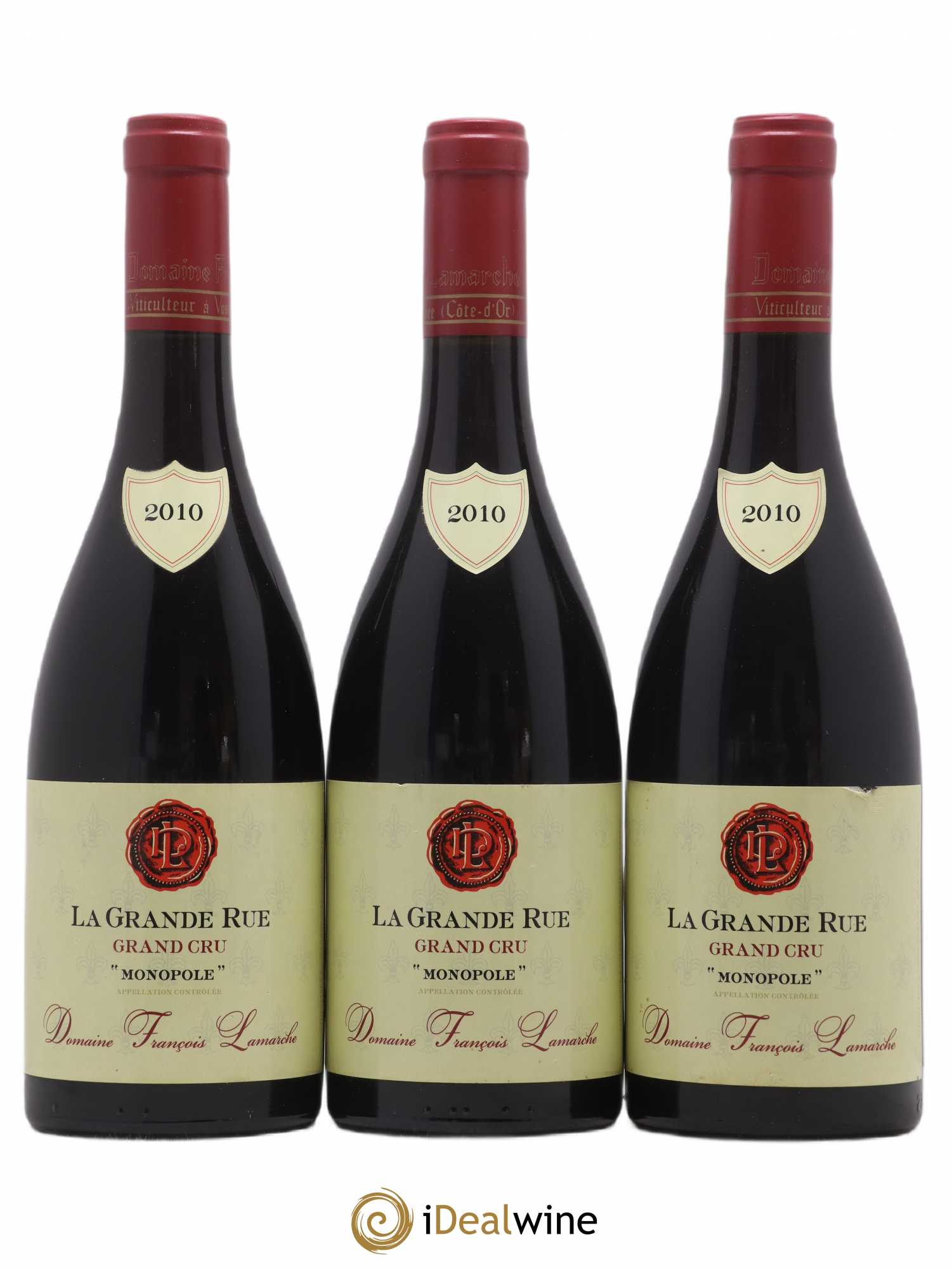 La Grande Rue Grand Cru Lamarche (Domaine) 2010 - Lot de 3 bouteilles - 0