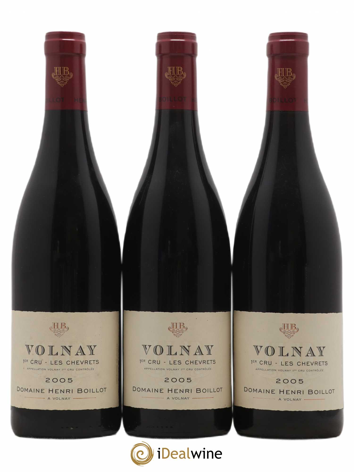 Volnay 1er Cru Les Chevrets Henri Boillot (Domaine) 2005 - Lot de 3 bouteilles - 0