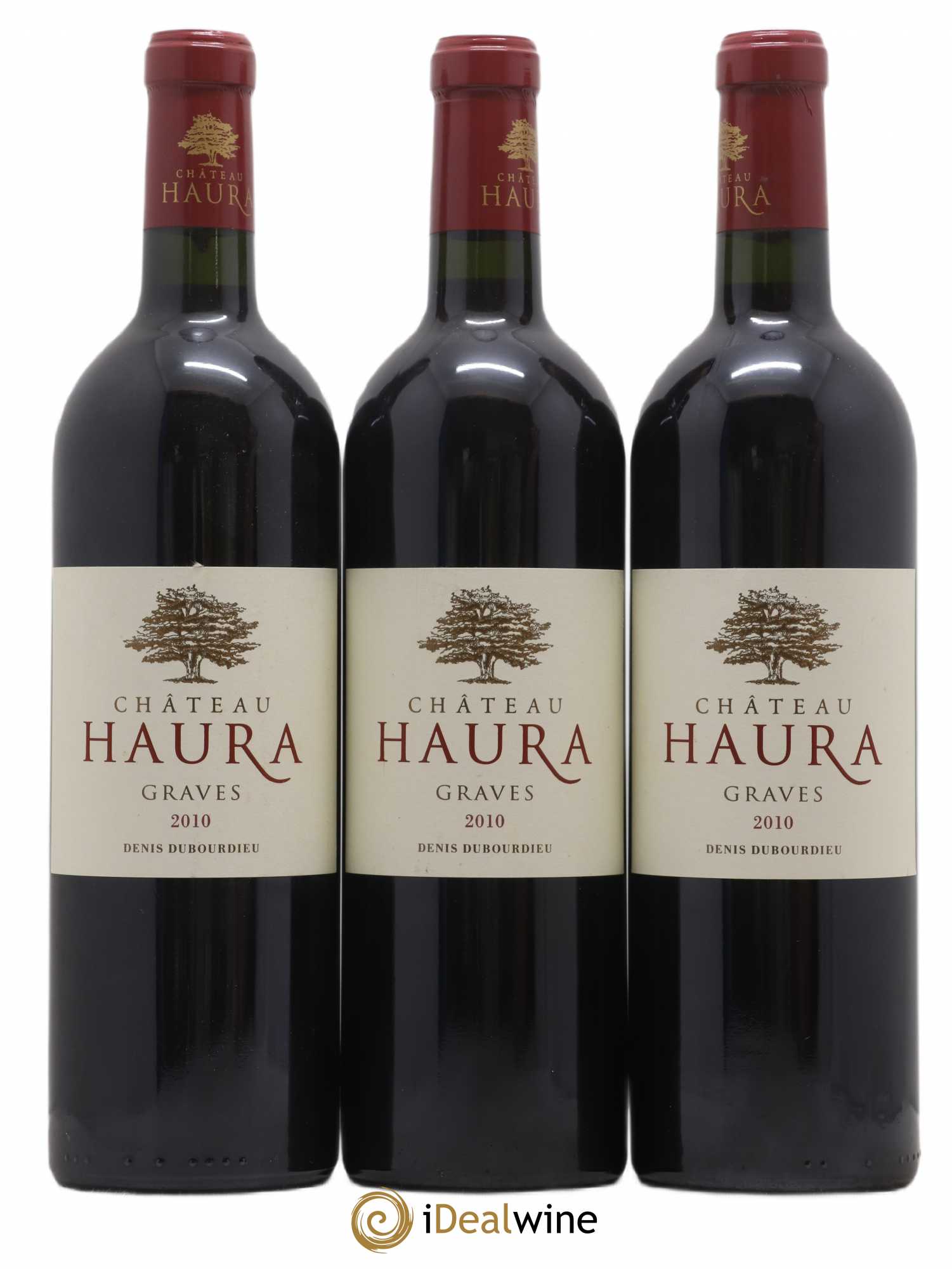 Graves Château Haura (sans prix de réserve) 2010 - Posten von 3 Flaschen - 0