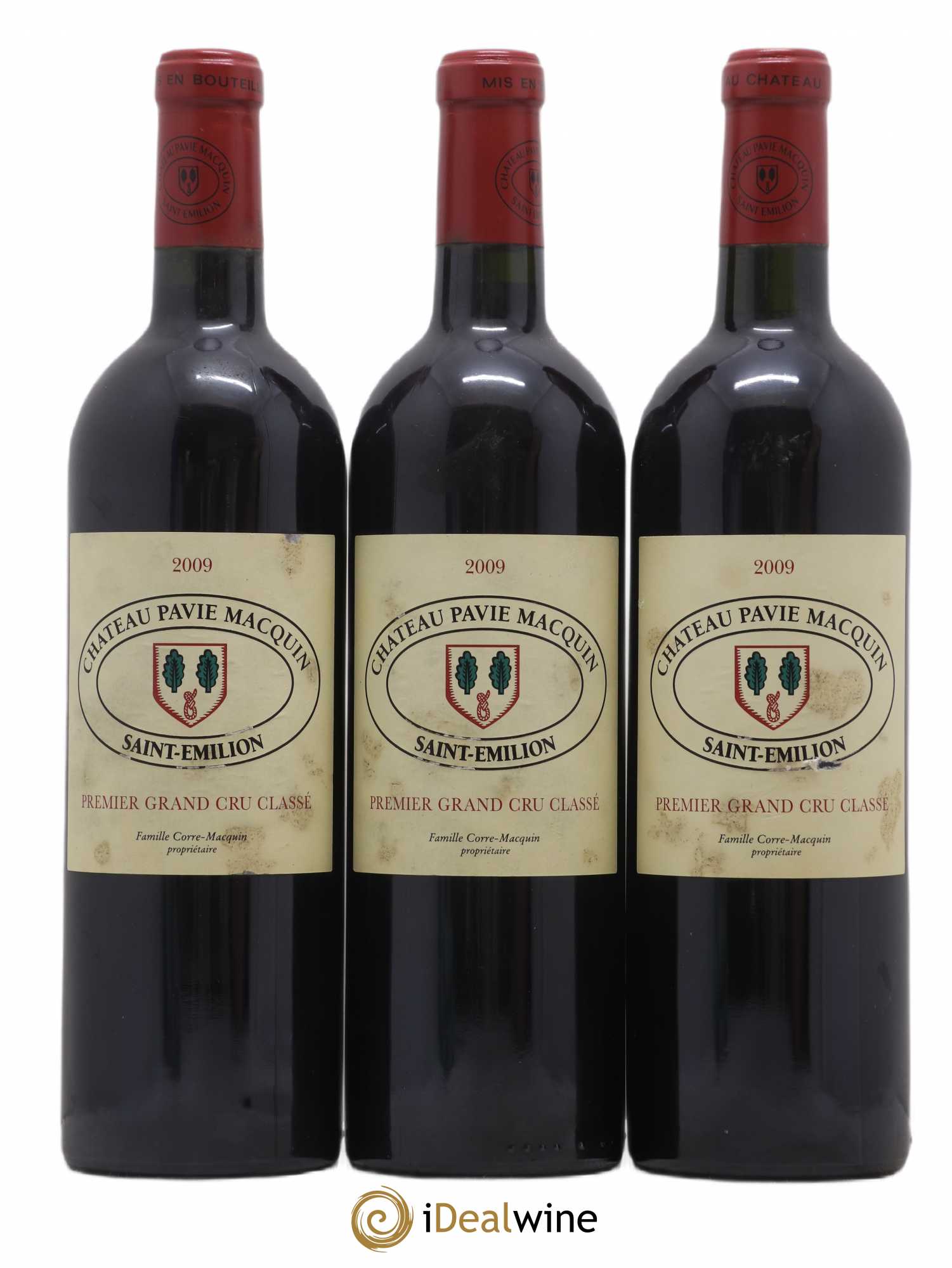 Château Pavie Macquin 1er Grand Cru Classé B 2009 - Lot de 3 bouteilles - 0