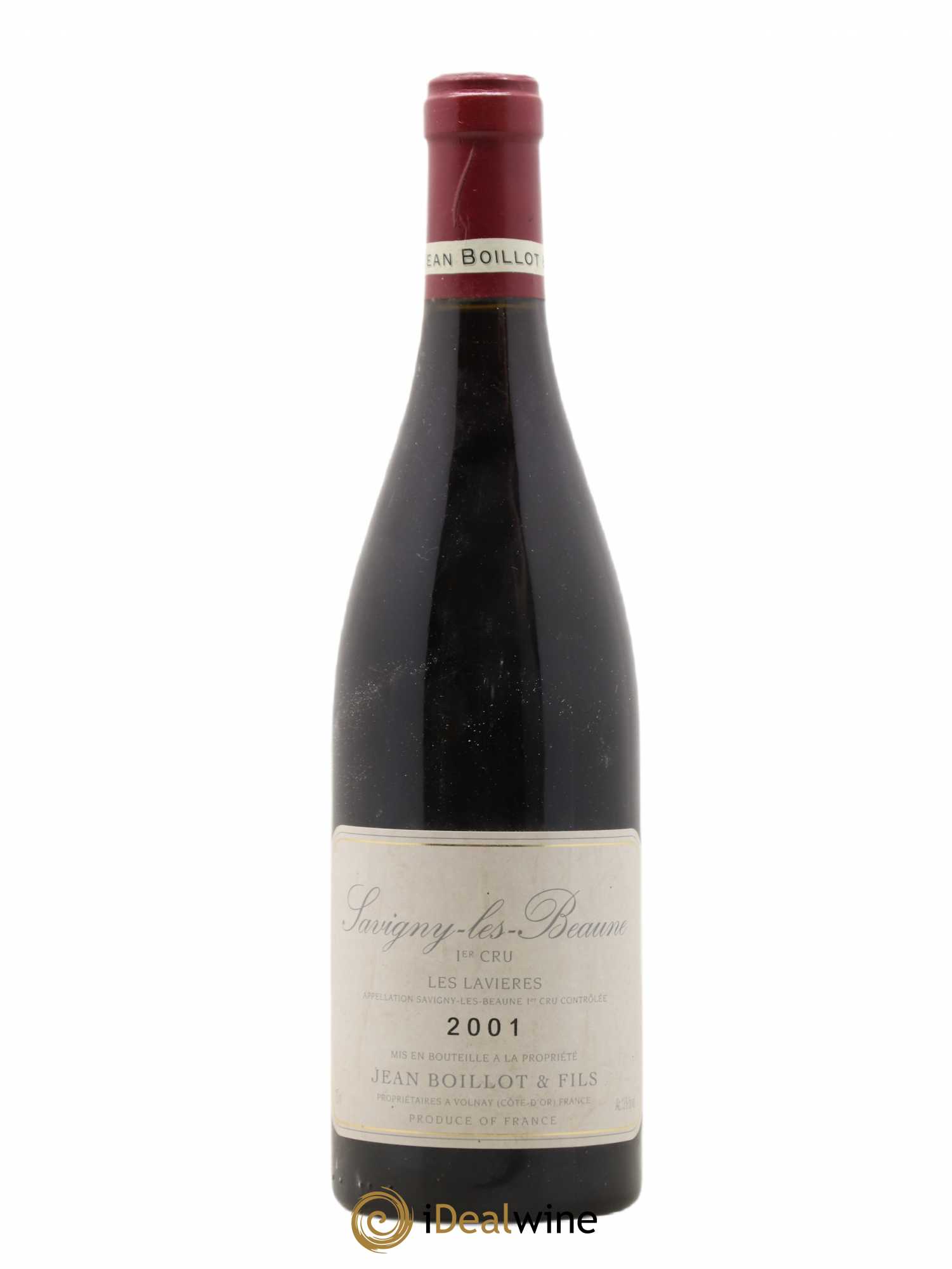Savigny-lès-Beaune 1er Cru Lavières Jean Boillot 2001 - Posten von 1 Flasche - 0