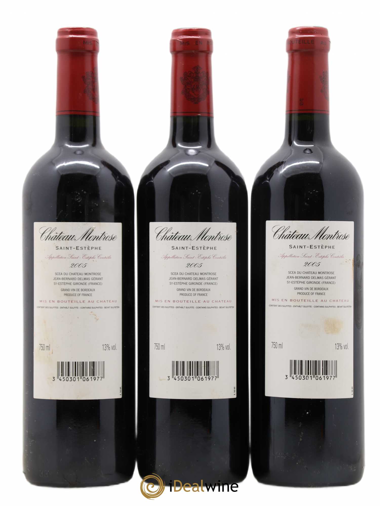 Château Montrose 2ème Grand Cru Classé 2005 - Lot de 3 bouteilles - 1