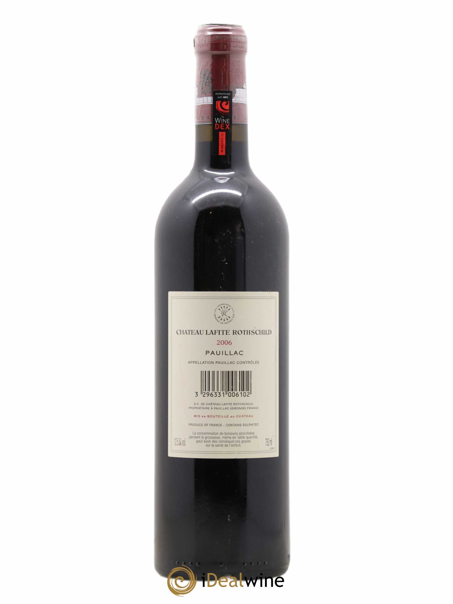 Château Lafite Rothschild 1er Grand Cru Classé 2006 - Lot de 1 bouteille - 1