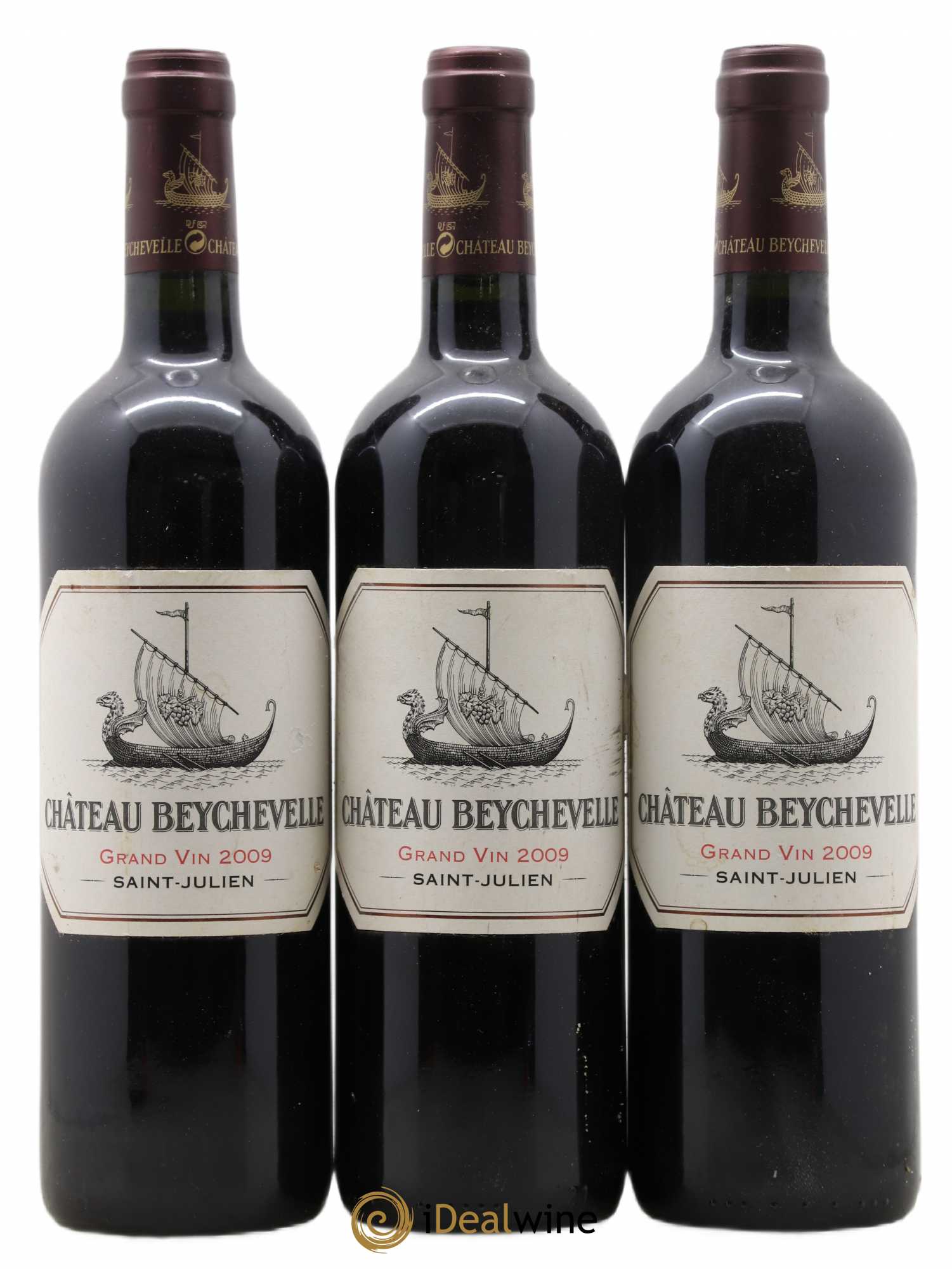 Château Beychevelle 4ème Grand Cru Classé 2009 - Lot de 3 bouteilles - 0