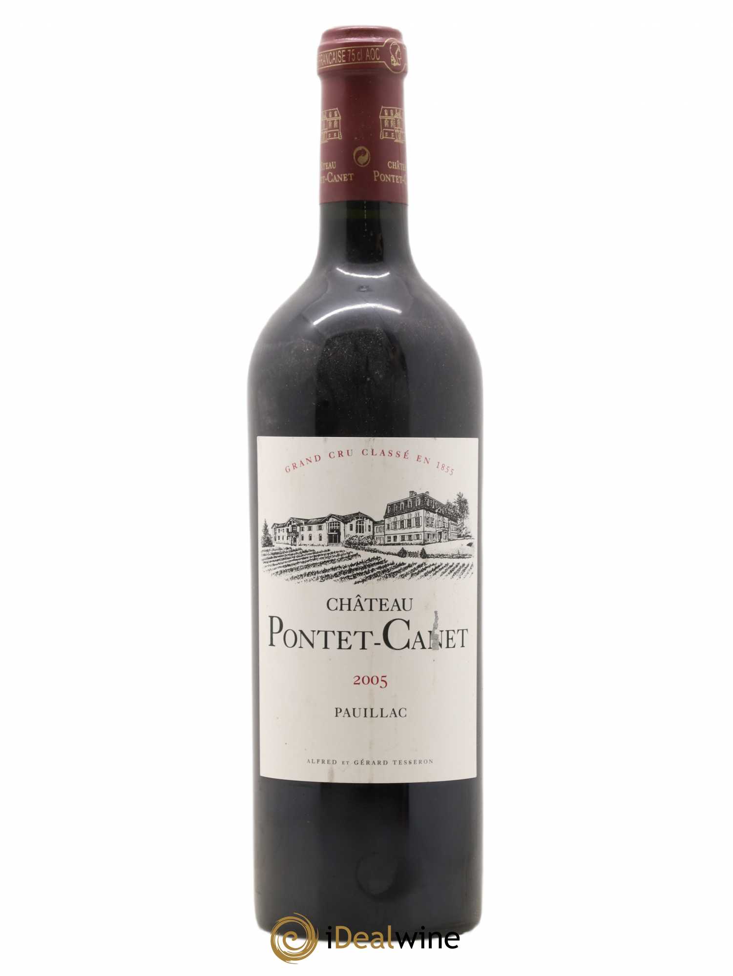 Château Pontet Canet 5ème Grand Cru Classé 2005 - Lot de 1 bouteille - 0