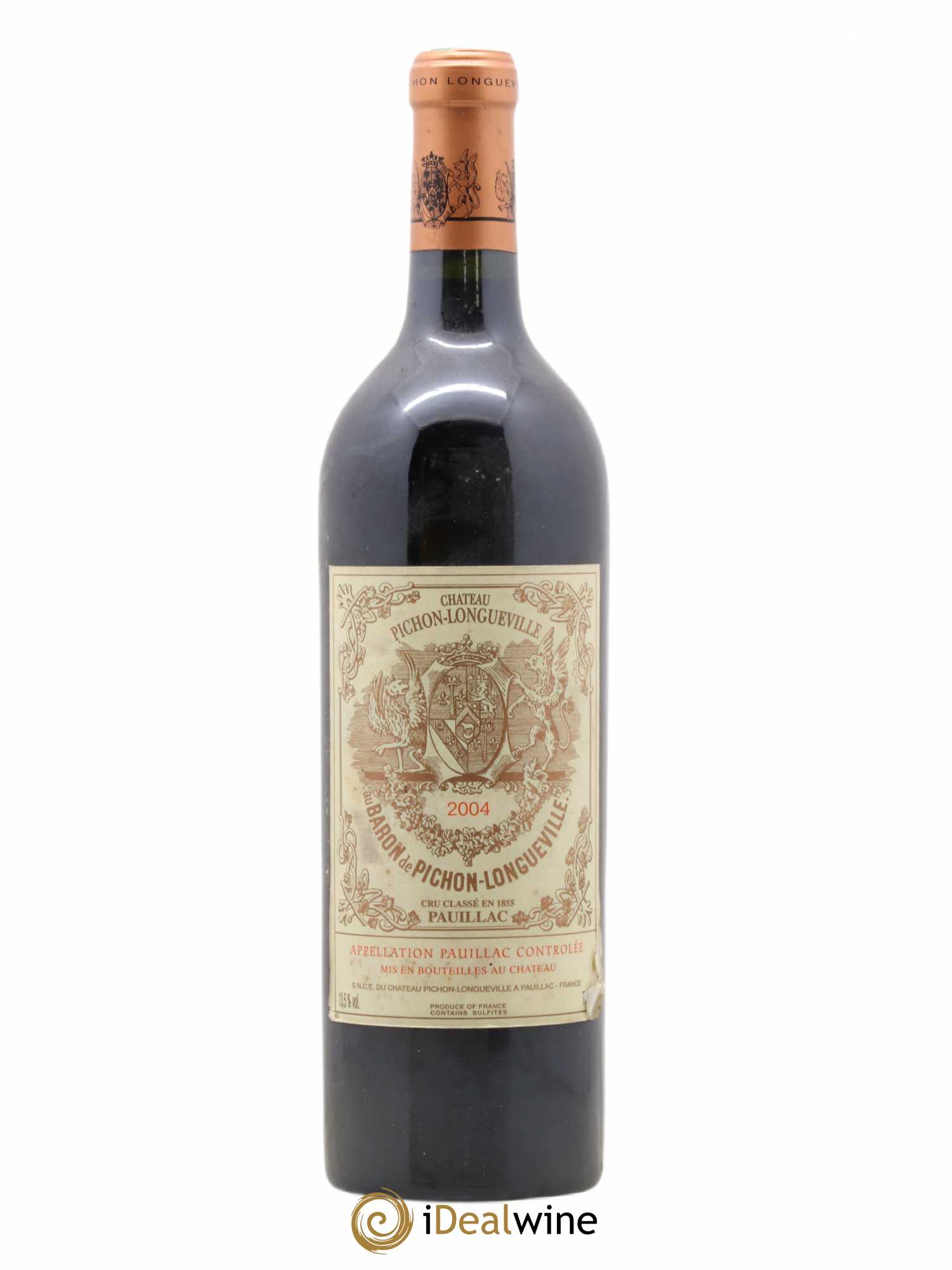 Pichon Longueville Baron 2ème Grand Cru Classé 2004 - Lot de 1 bouteille - 0