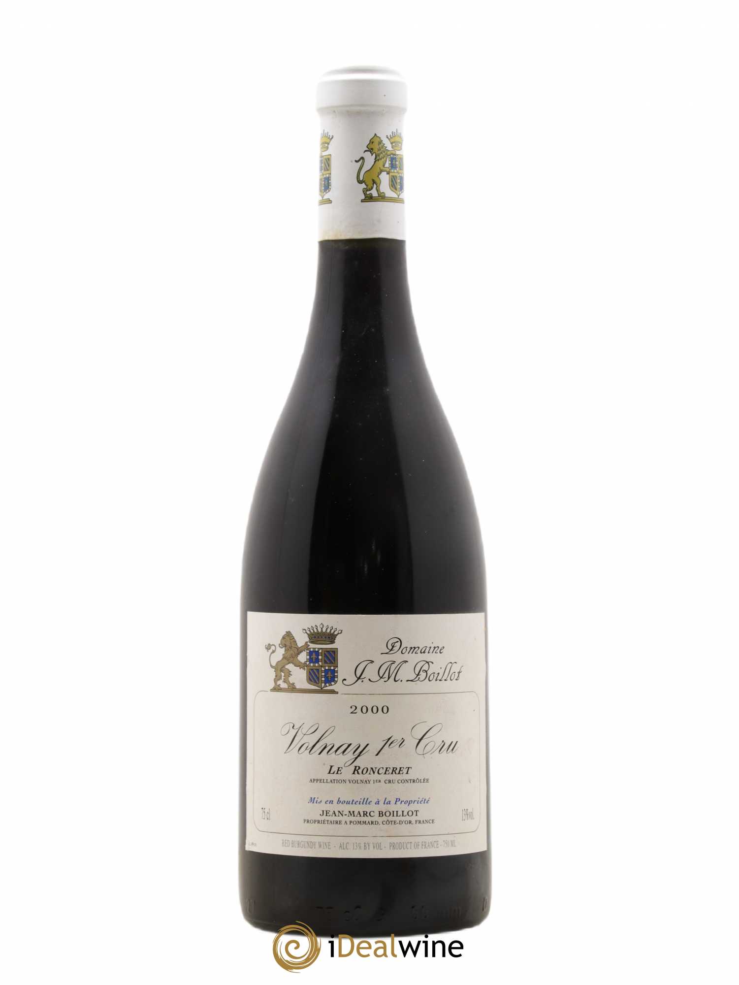 Volnay 1er Cru Le Ronceret Jean-Marc Boillot 2000 - Lot de 1 bouteille - 0