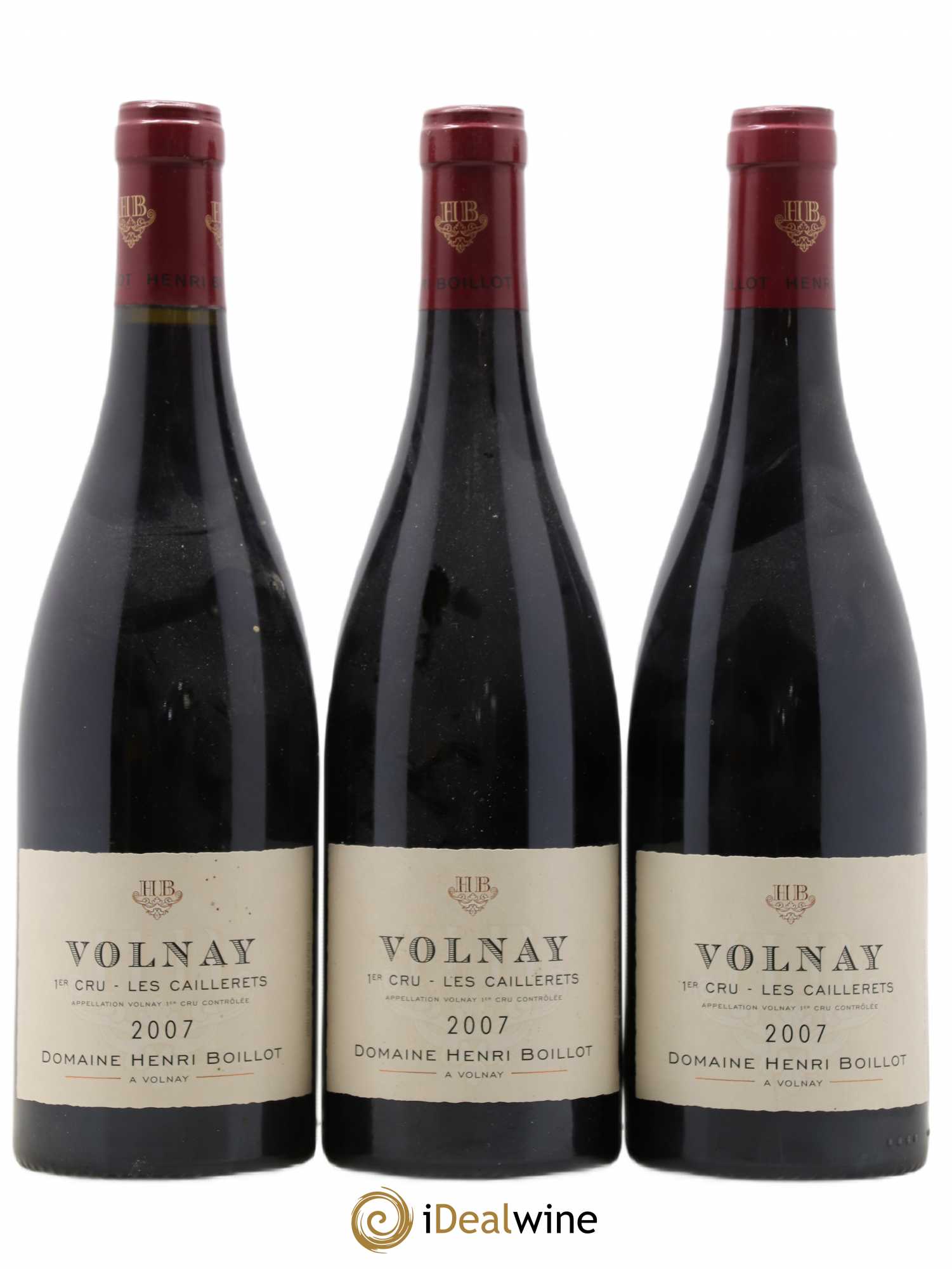 Volnay 1er Cru Les Caillerets Henri Boillot (Domaine) 2007 - Lot de 3 bouteilles - 0