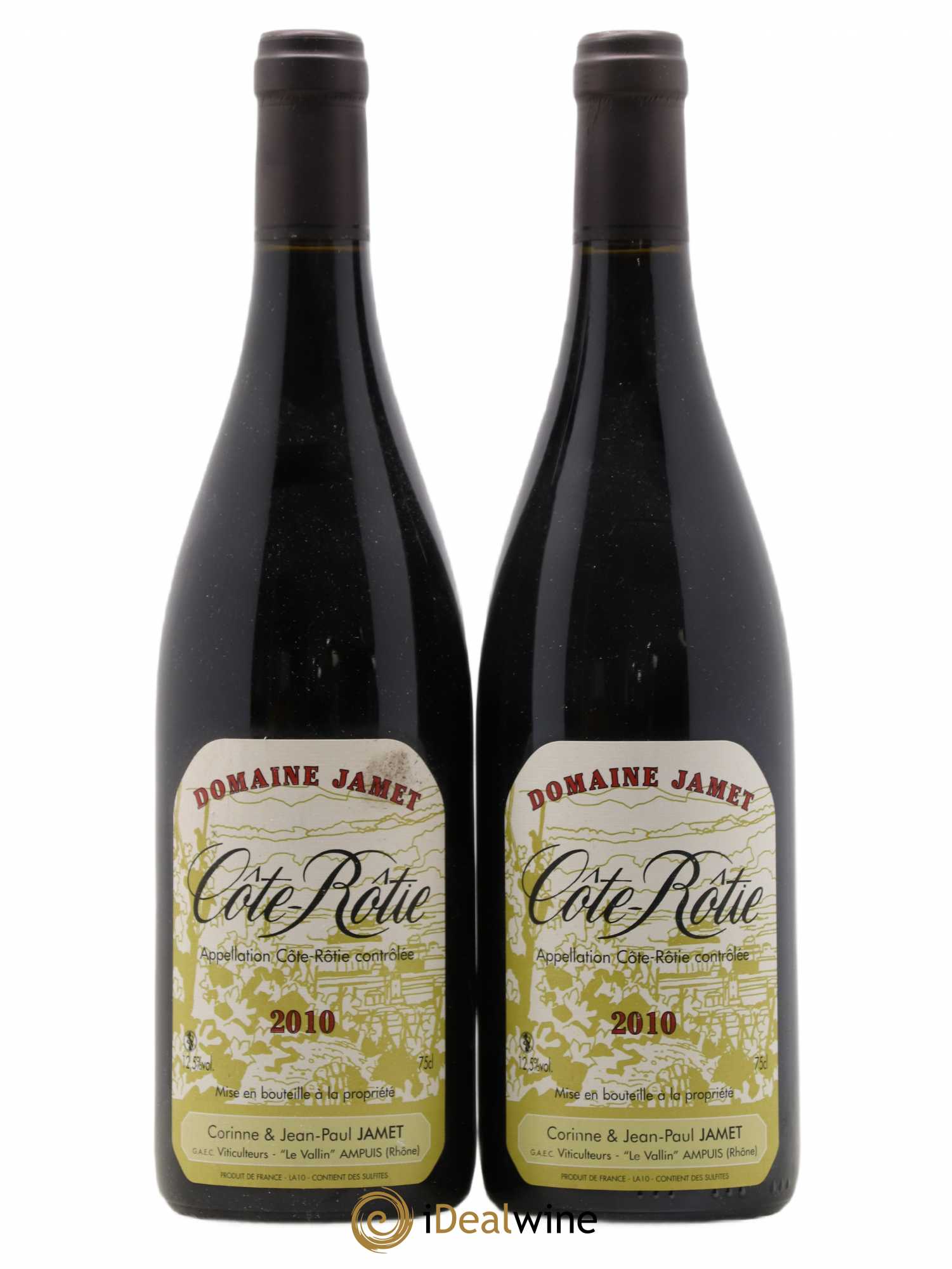 Côte-Rôtie Jamet (Domaine) 2010 - Lot de 2 bouteilles - 0