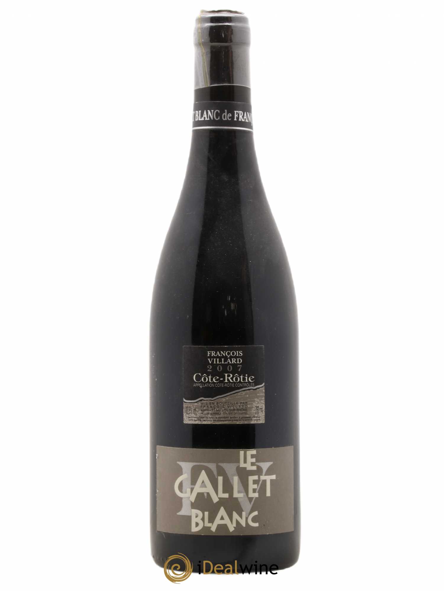 Côte-Rôtie Le Gallet Blanc François Villard 2007 - Lot de 1 bouteille - 0
