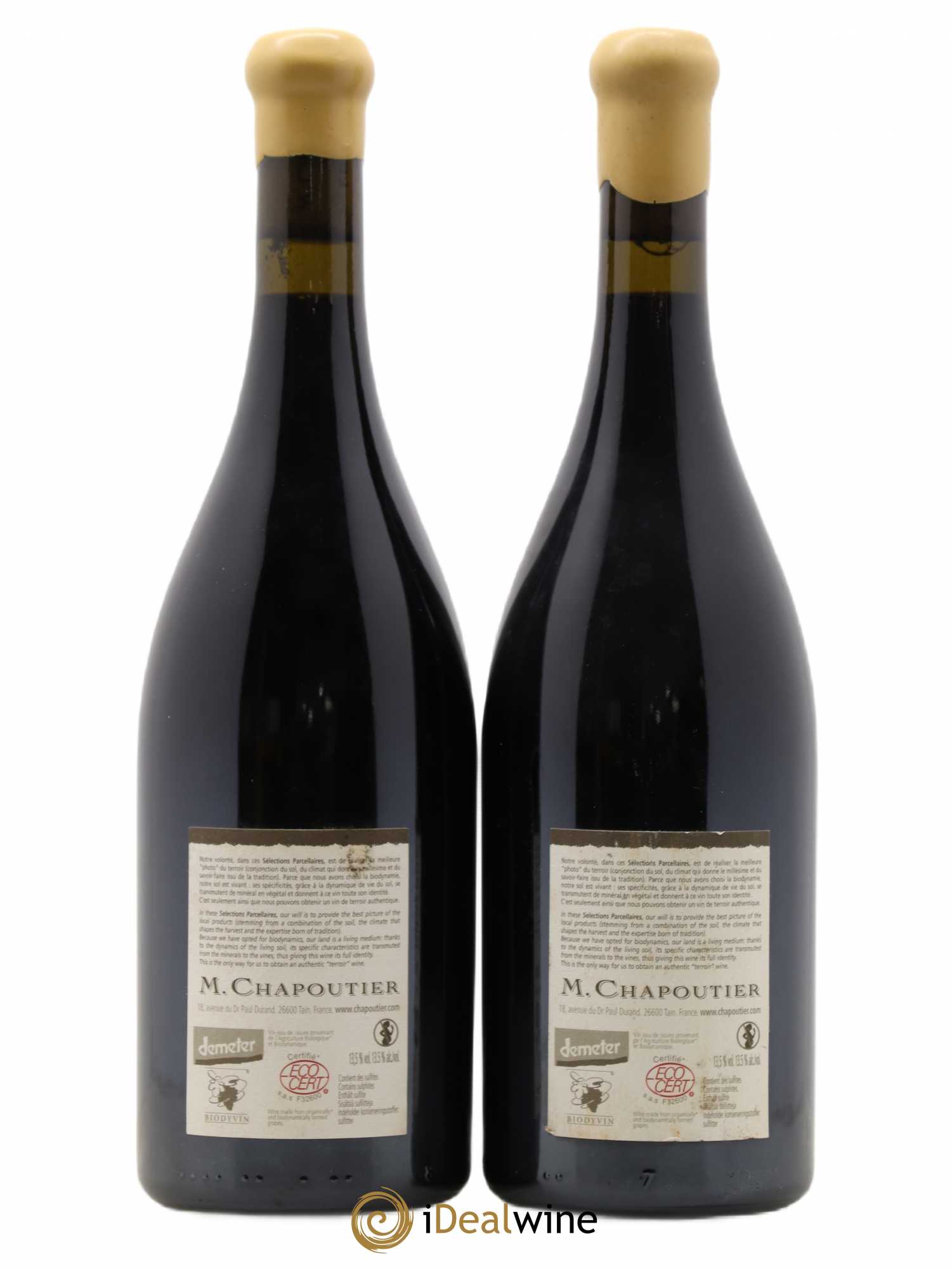 Hermitage Ermitage l'Ermite Chapoutier 2007 - Lot de 2 bouteilles - 1