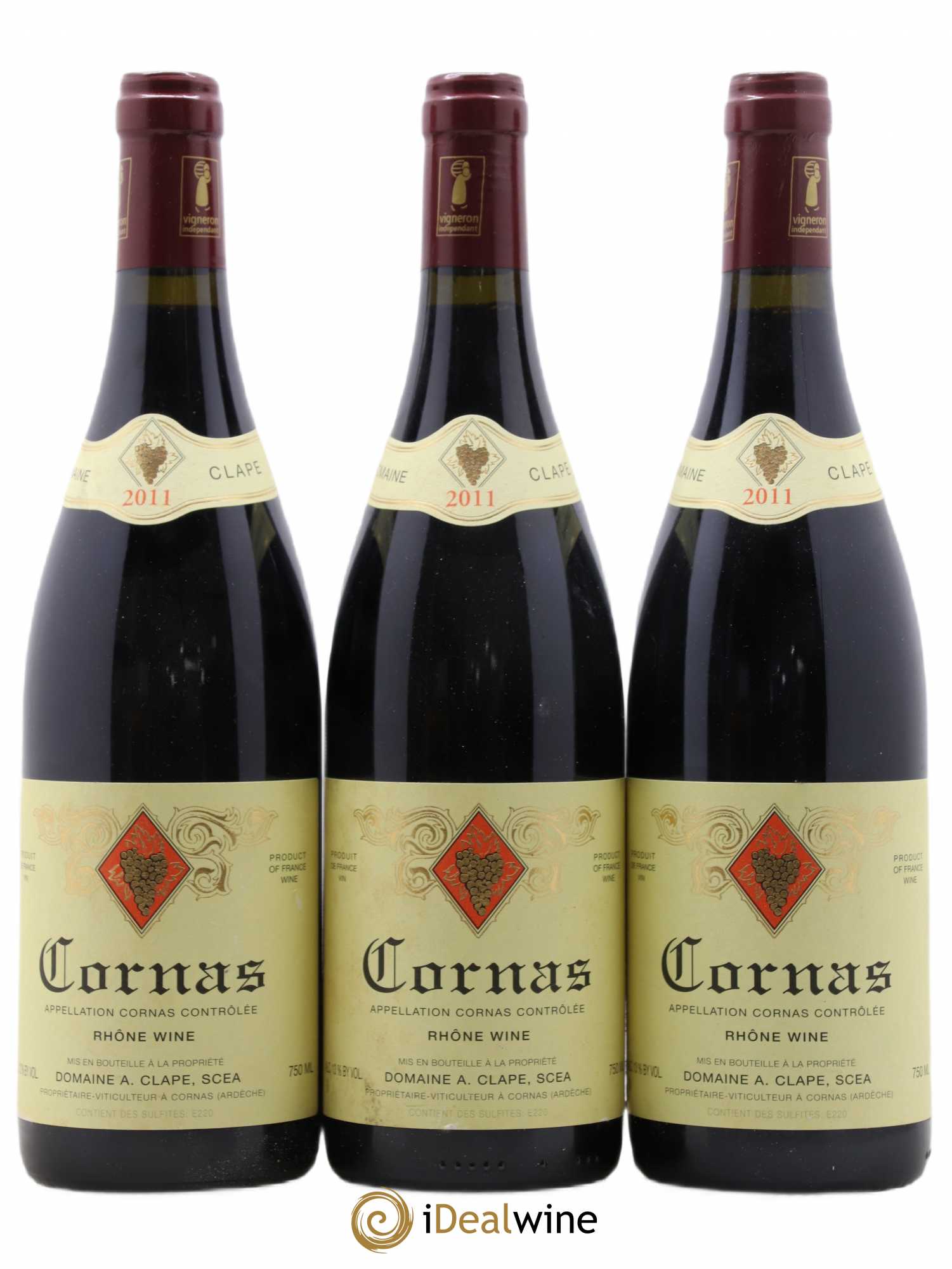 Cornas Auguste Clape 2011 - Posten von 3 Flaschen - 0