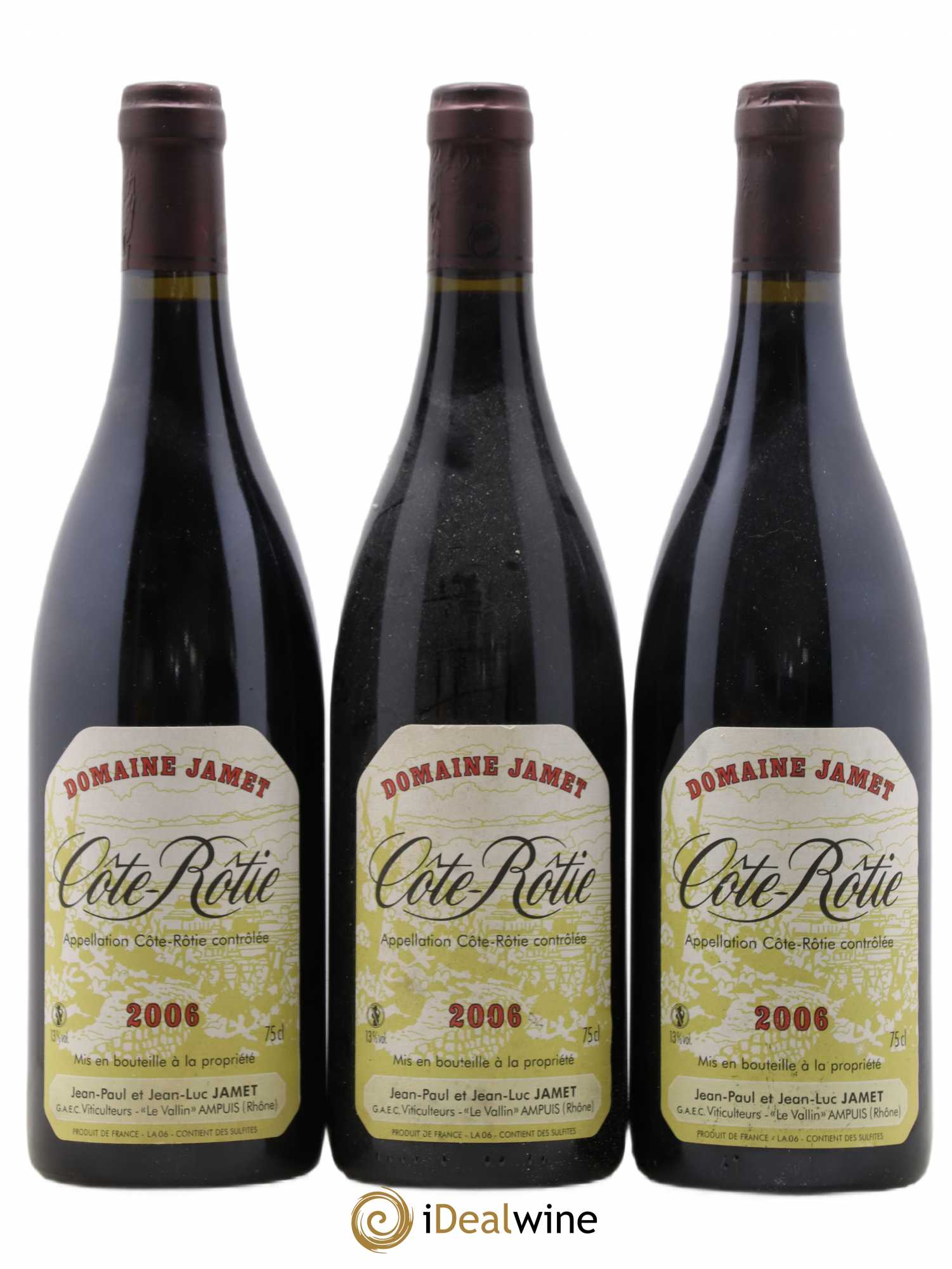 Côte-Rôtie Jamet (Domaine) 2006 - Lot de 3 bouteilles - 0