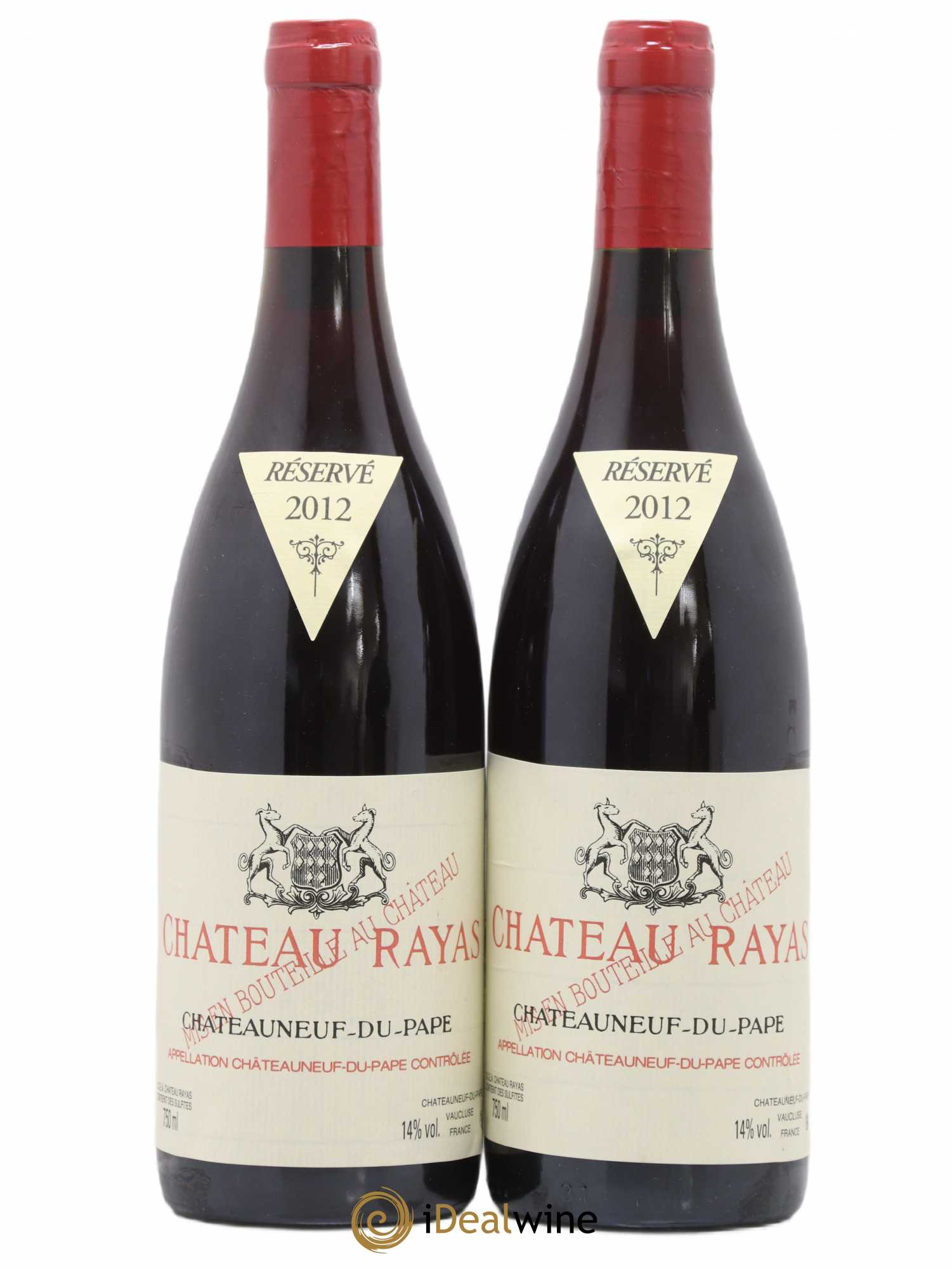 Châteauneuf-du-Pape Château Rayas Emmanuel Reynaud 2012 - Lot de 2 bouteilles - 0
