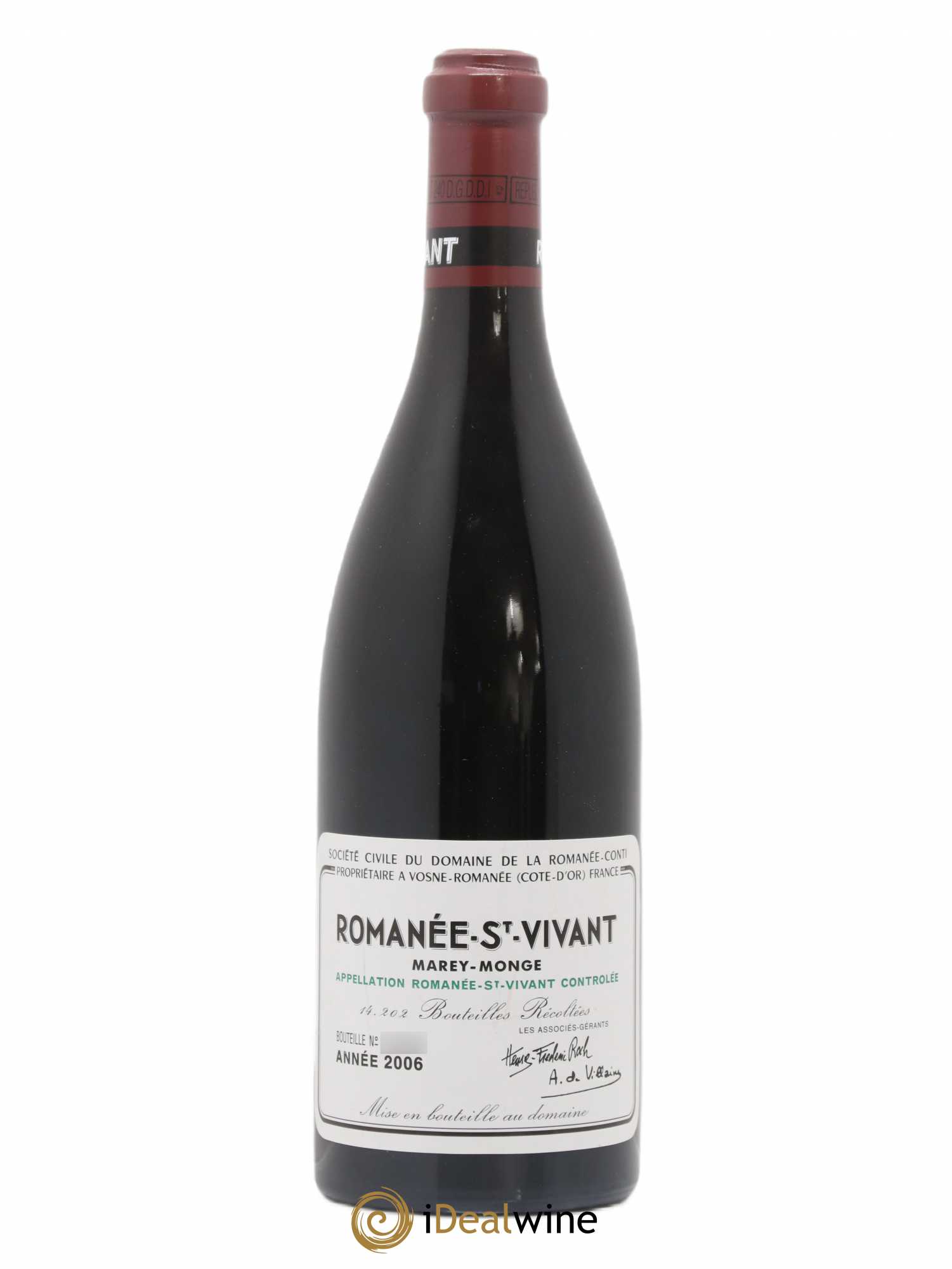 Romanée-Saint-Vivant Grand Cru Domaine de la Romanée-Conti 2006 - Lot de 1 bouteille - 0