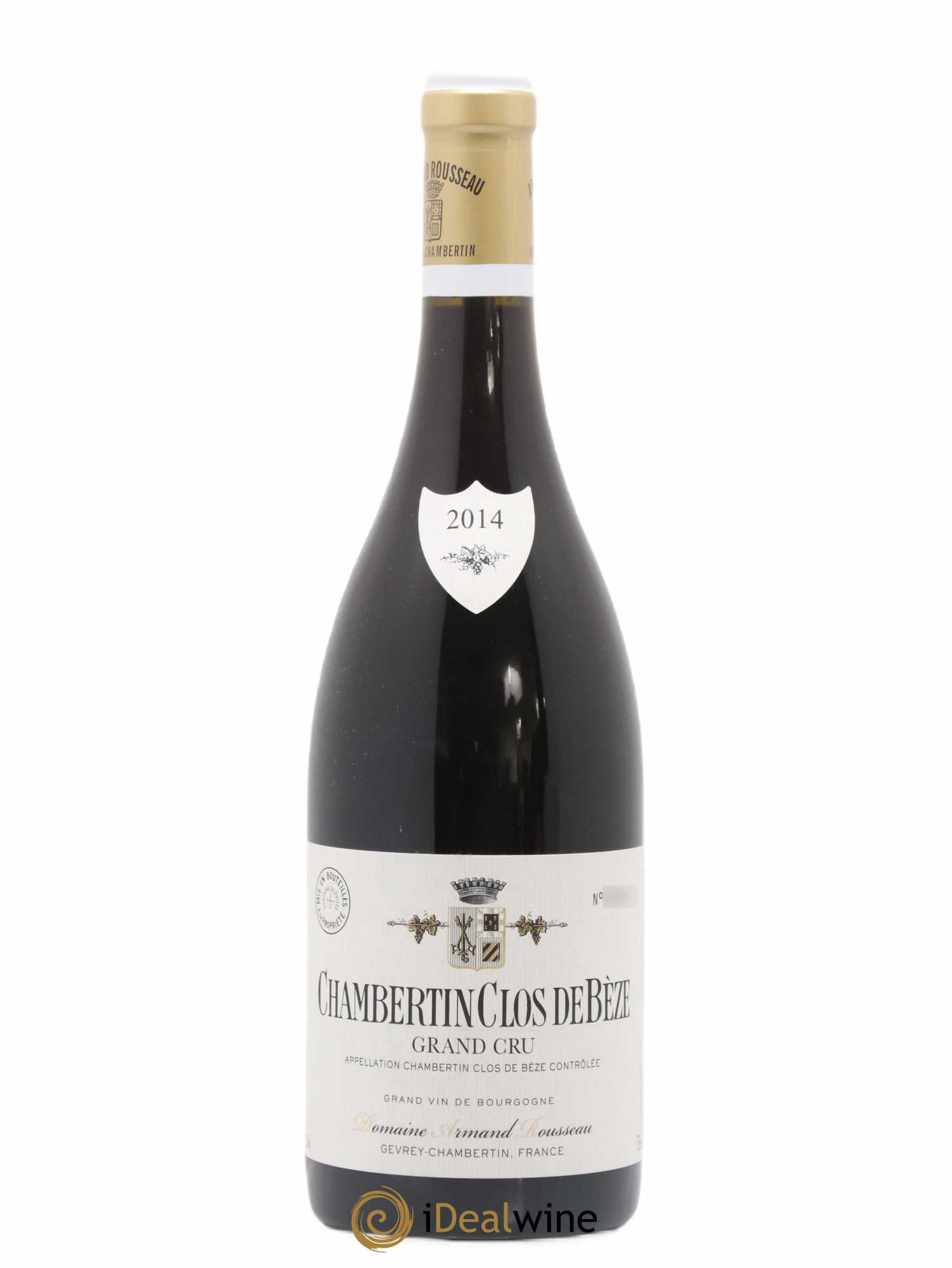 Chambertin Clos de Bèze Grand Cru Armand Rousseau (Domaine) 2014 - Lot de 1 bouteille - 0
