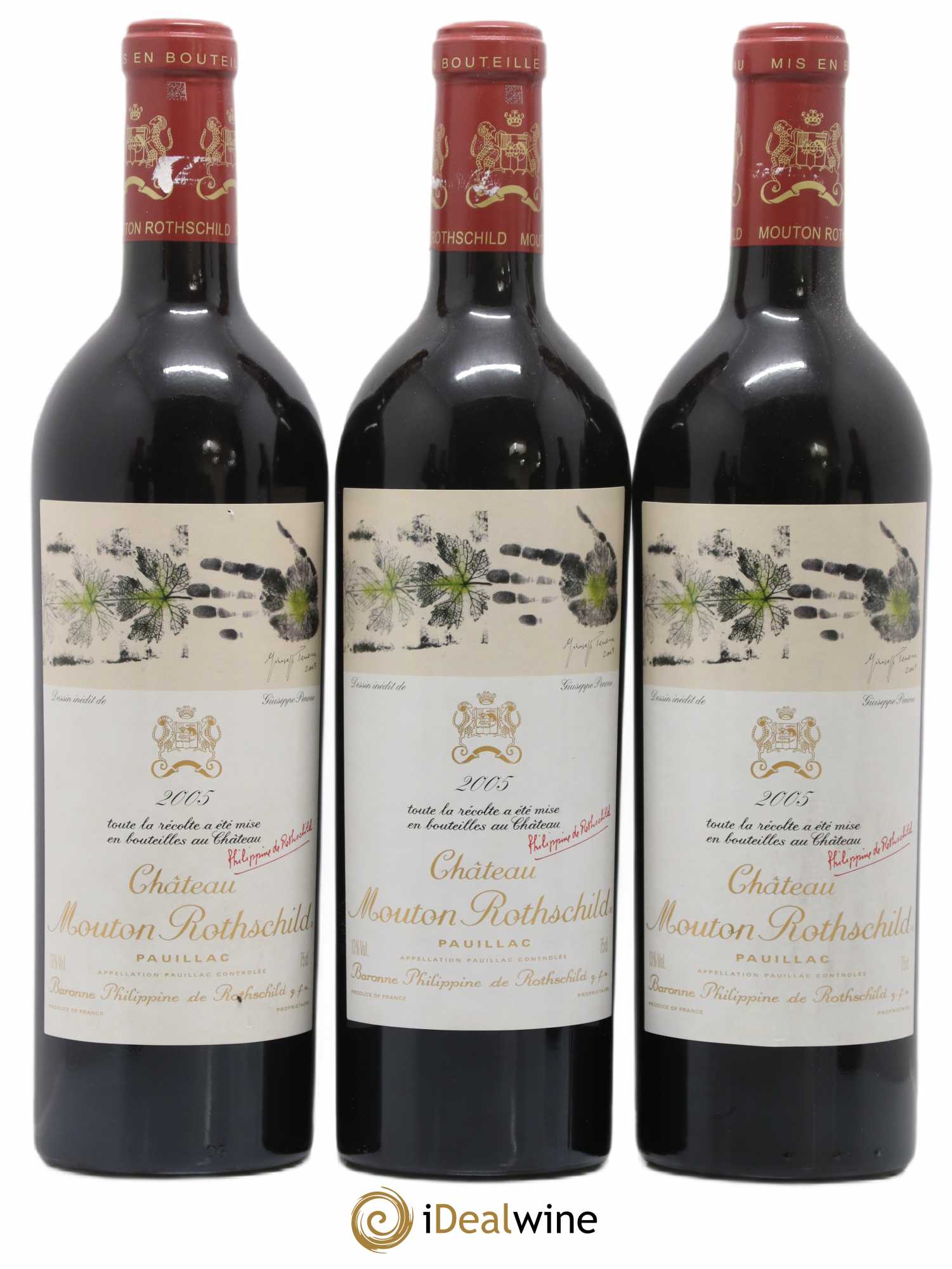 Château Mouton Rothschild 1er Grand Cru Classé 2005 - Lot de 6 bouteilles - 3