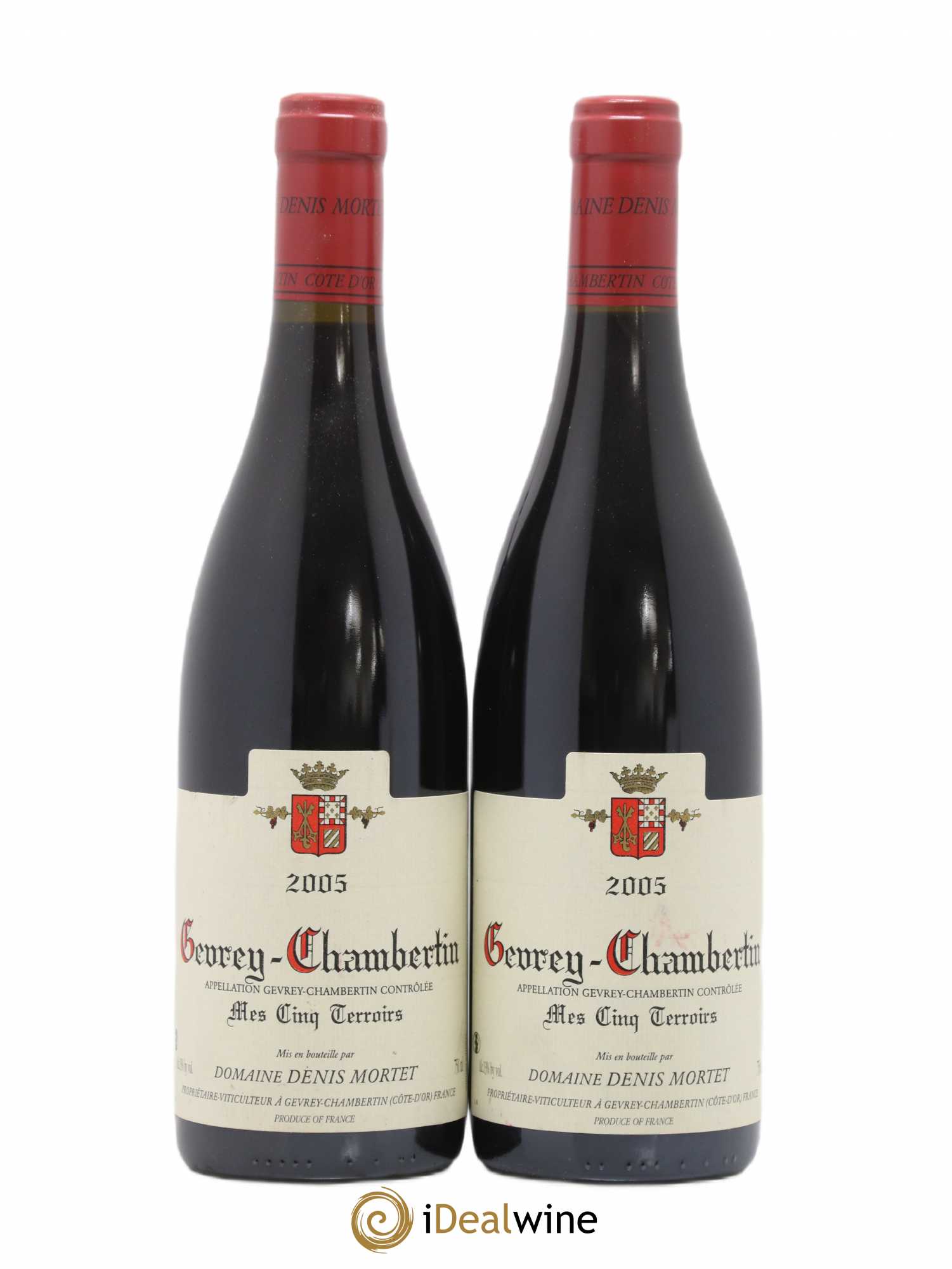 Gevrey-Chambertin Mes Cinq Terroirs Denis Mortet (Domaine) 2005 - Lot de 2 bouteilles - 0
