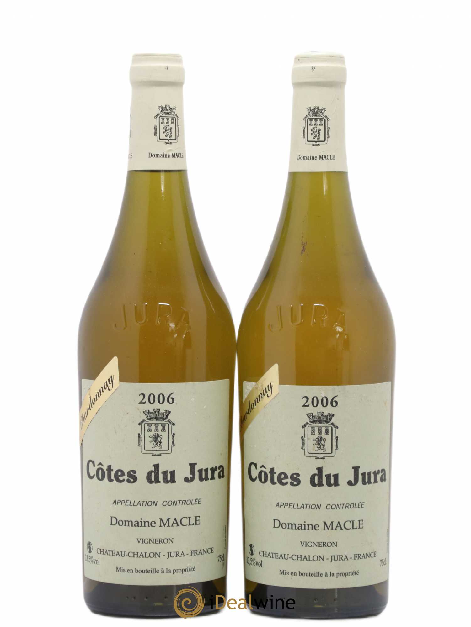 Côtes du Jura Chardonnay sous voile Jean Macle 2006 - Lot de 2 bouteilles - 0