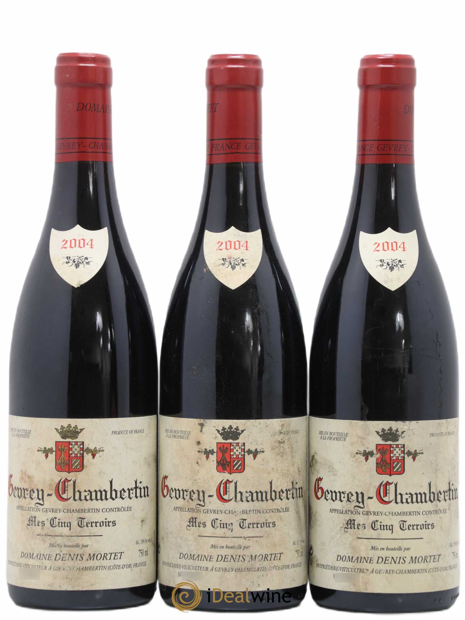 Gevrey-Chambertin Mes Cinq Terroirs Denis Mortet (Domaine) 2004 - Lot de 3 bouteilles - 0