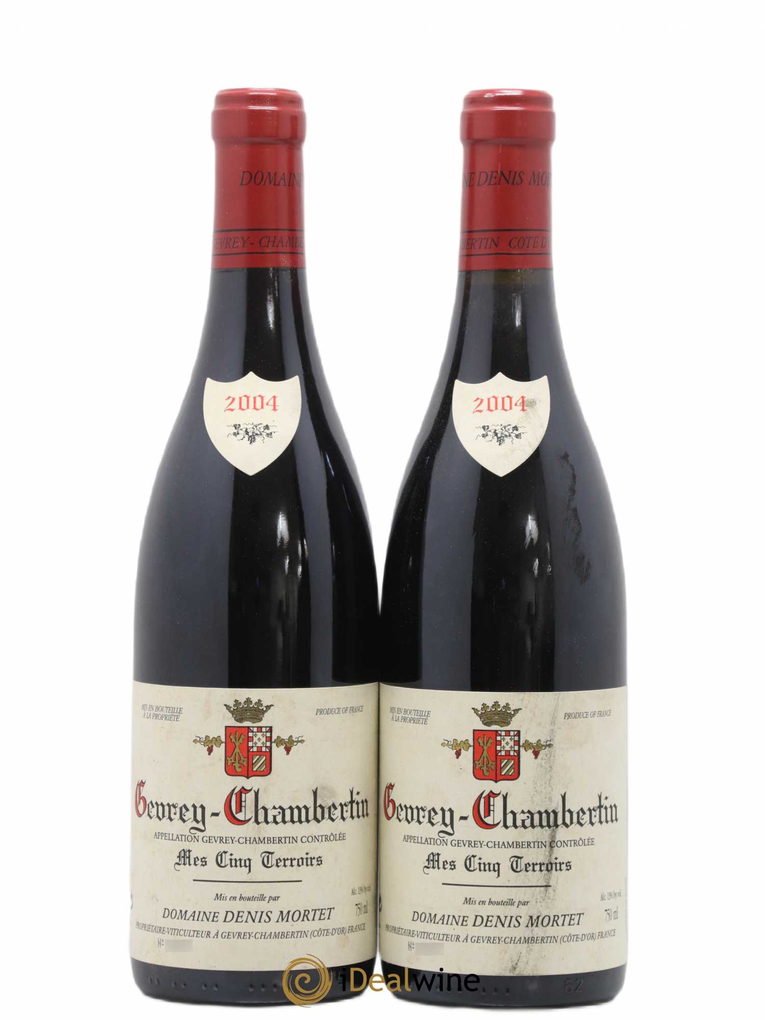 Gevrey-Chambertin Mes Cinq Terroirs Denis Mortet (Domaine) 2004 - Lot de 2 bouteilles - 0