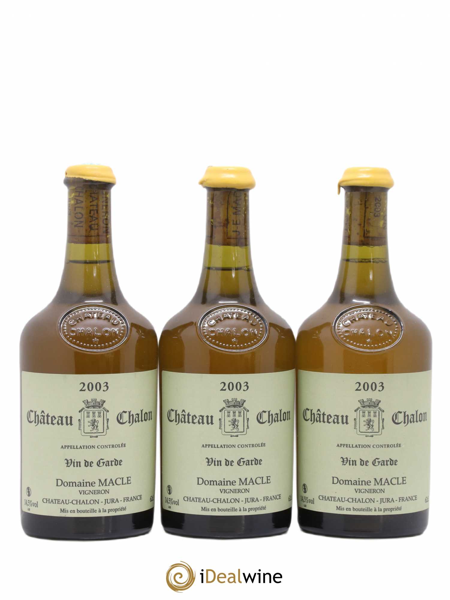 Château-Chalon Jean Macle 2003 - Lot de 3 bouteilles - 0