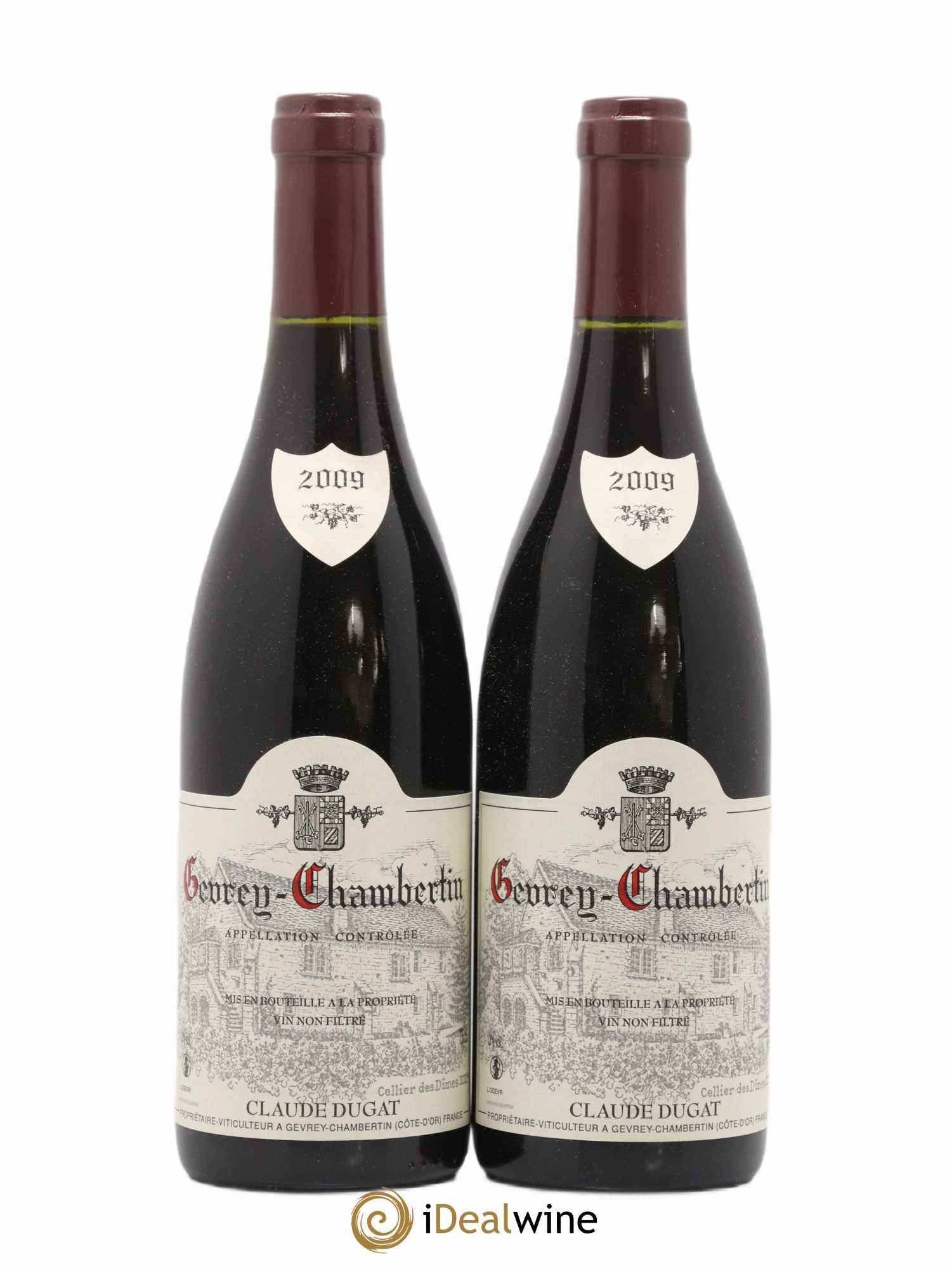 Gevrey-Chambertin Claude Dugat 2009 - Lot de 2 bouteilles - 0