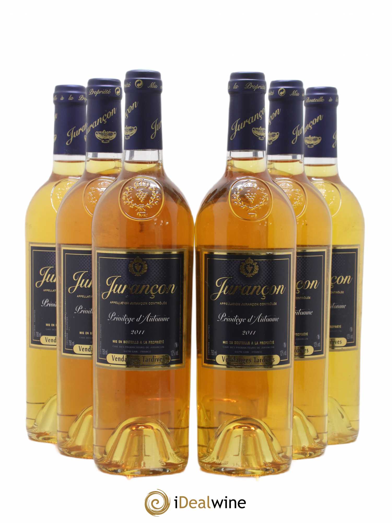 Jurançon Privilège d'Automne vendanges tardives Caves des Producteurs de Jurançon 2011 - Lotto di 6 bottiglie - 0