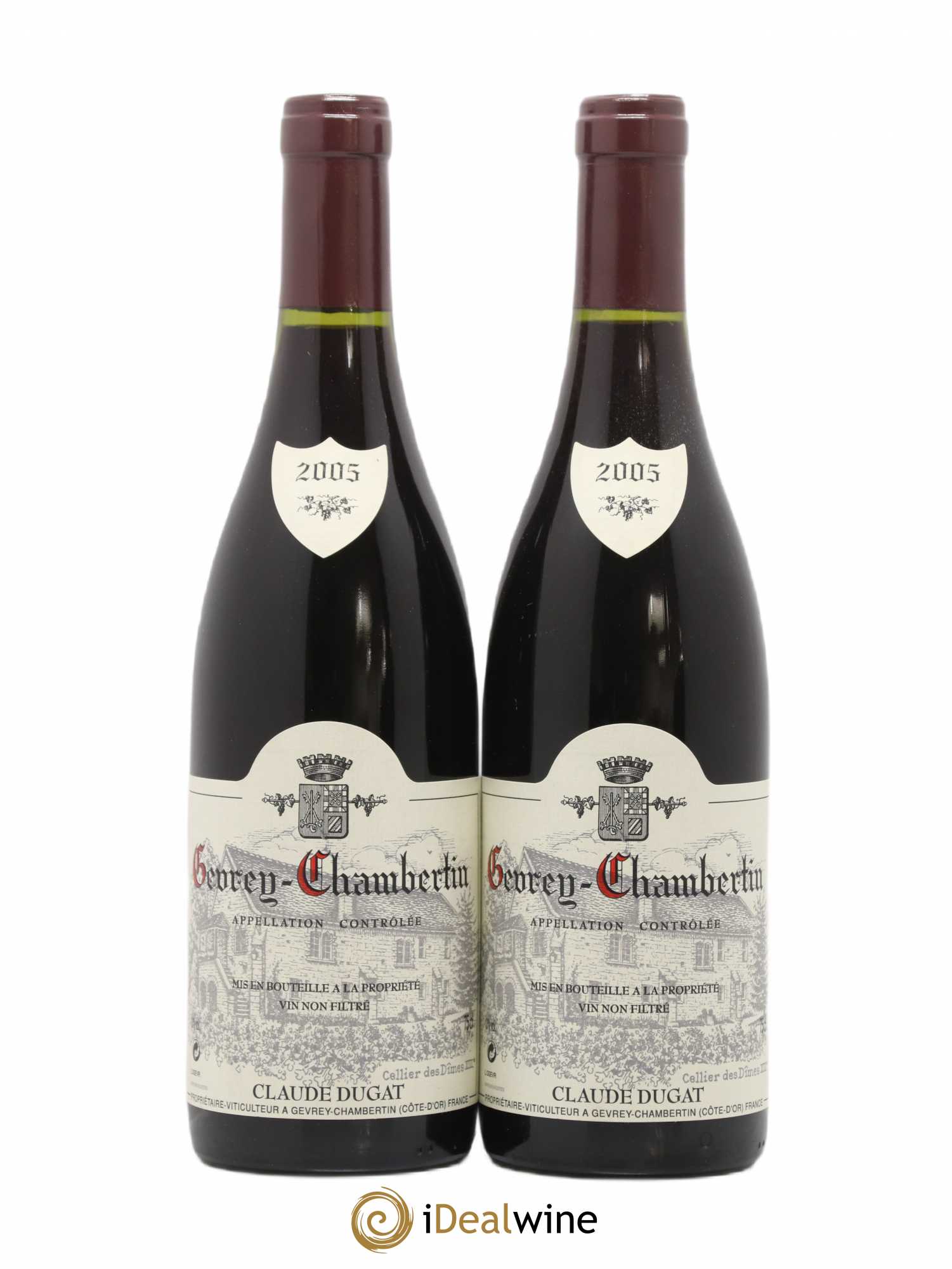 Gevrey-Chambertin Claude Dugat 2005 - Lot de 2 bouteilles - 0