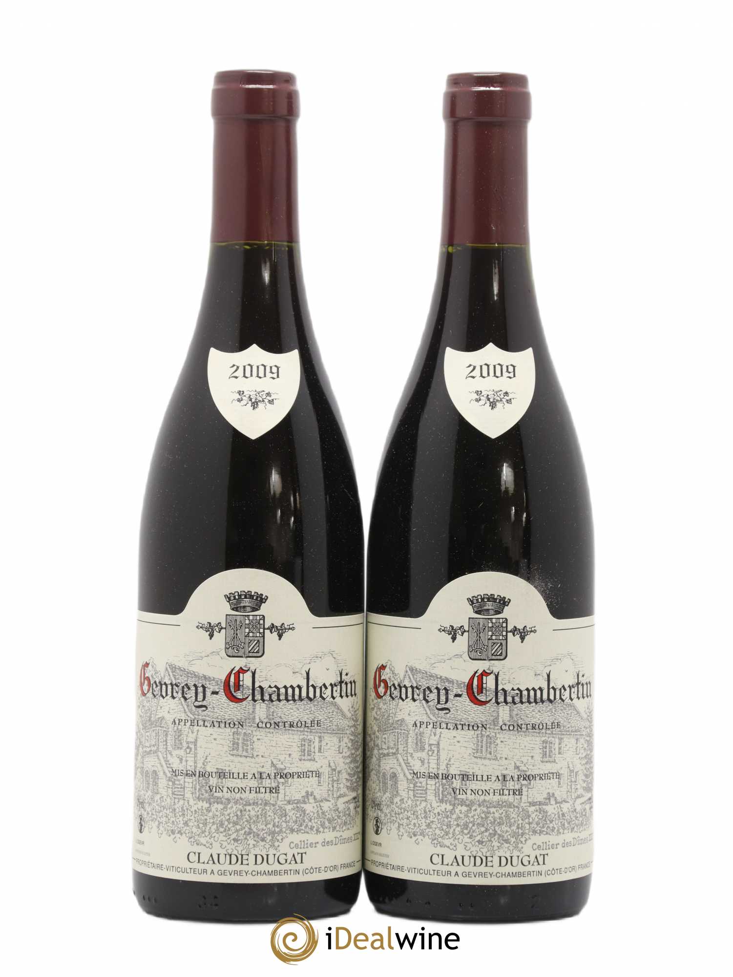Gevrey-Chambertin Claude Dugat 2009 - Lot de 2 bouteilles - 0