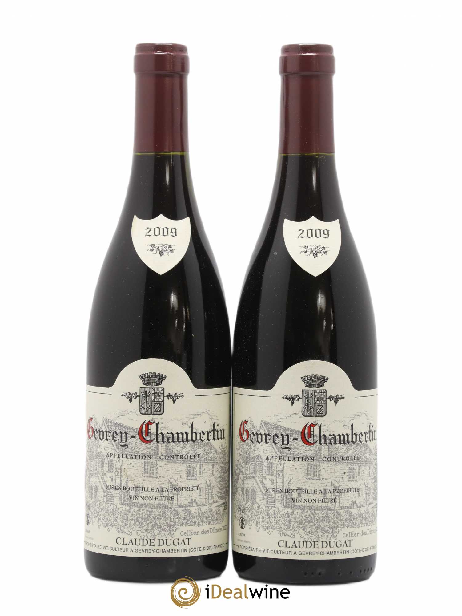 Gevrey-Chambertin Claude Dugat 2009 - Lot de 2 bouteilles - 0