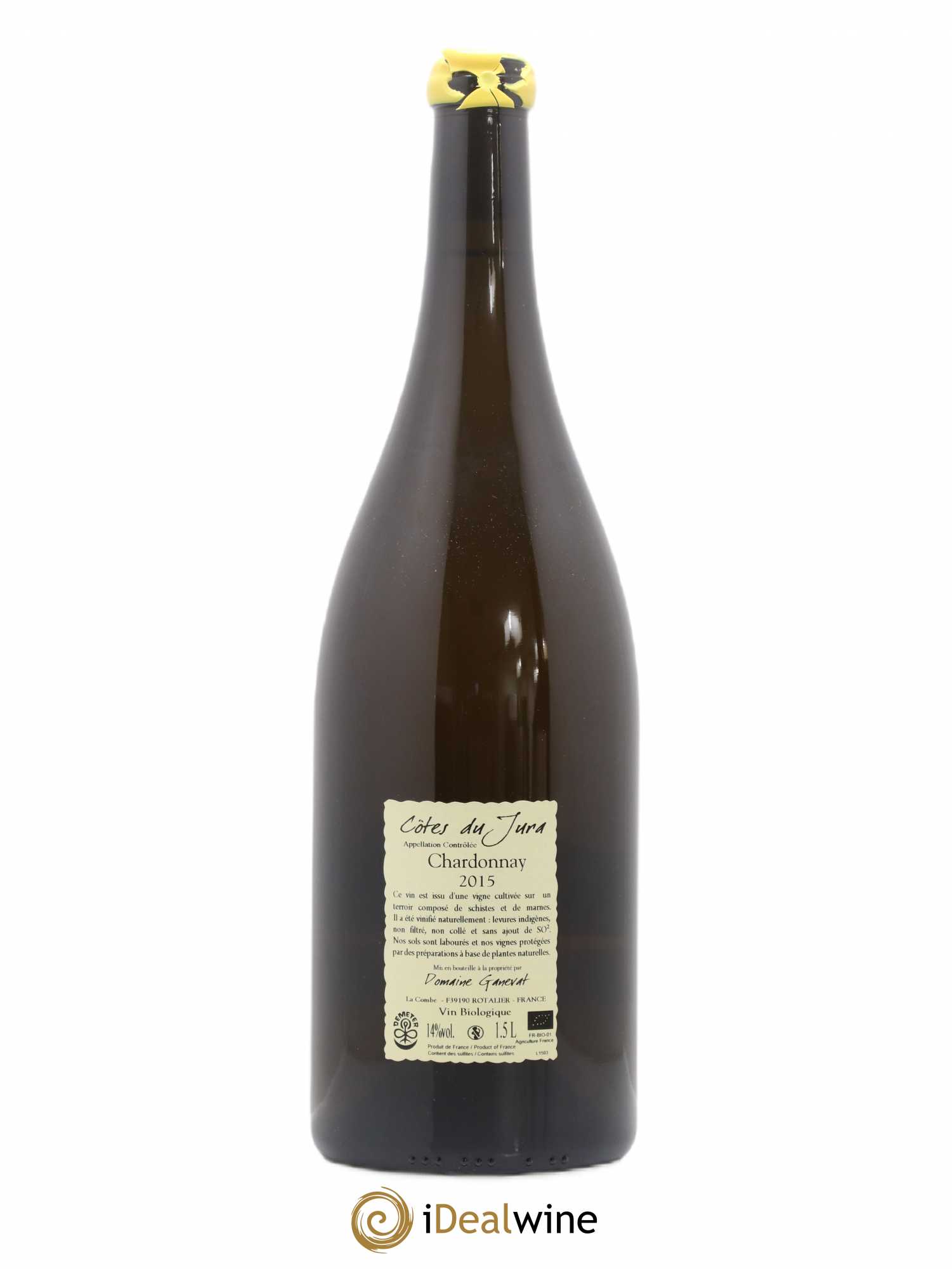 Côtes du Jura Grusse en Billat Jean-François Ganevat (Domaine) 2015 - Lot de 1 magnum - 1