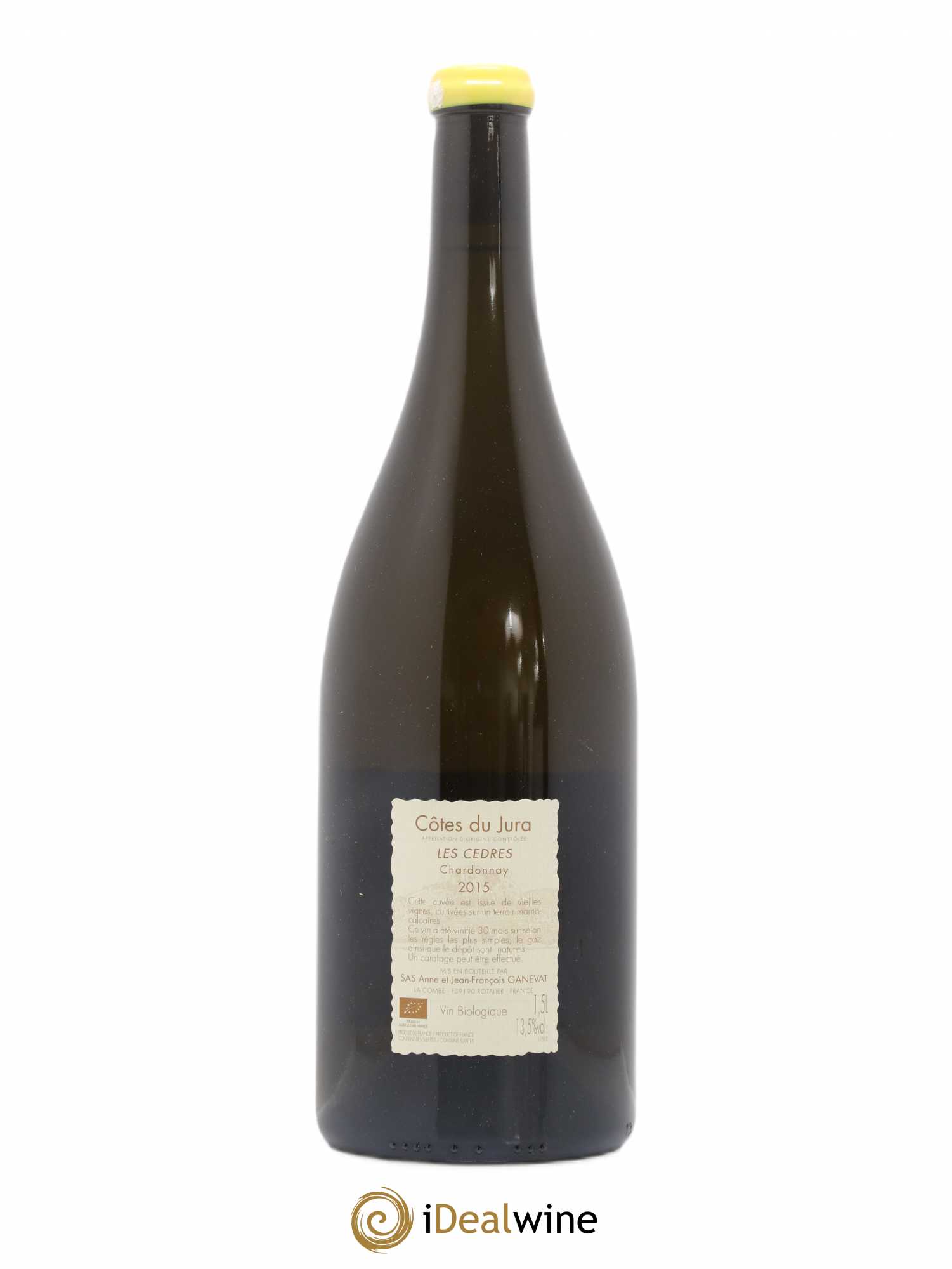 Vin de France (anciennement Côtes du Jura) Les Cèdres Anne et Jean François Ganevat 2015 - Lot de 1 magnum - 1