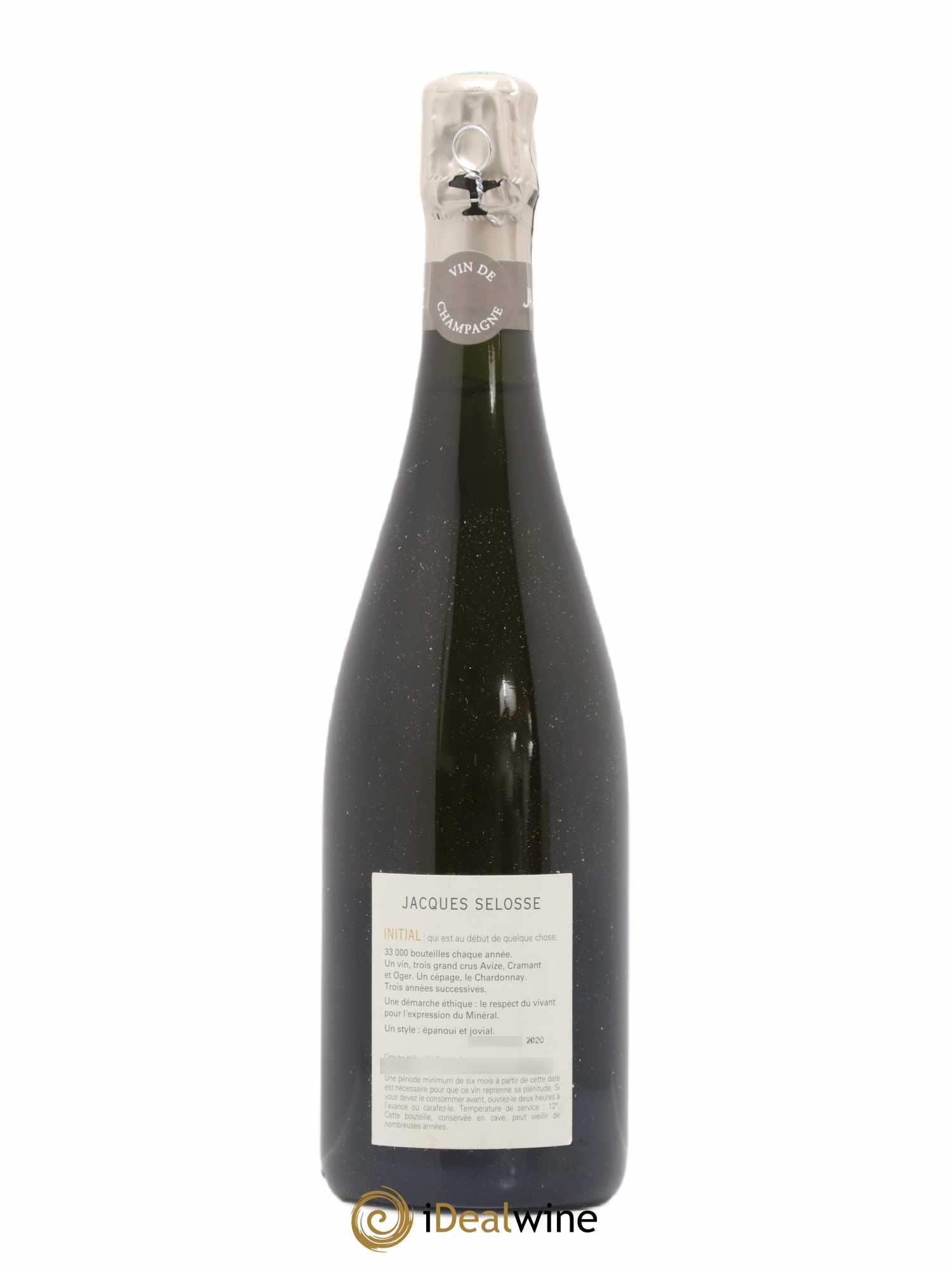 Initial Brut Jacques Selosse Dégorgement 2020 - Lot de 1 bouteille - 1