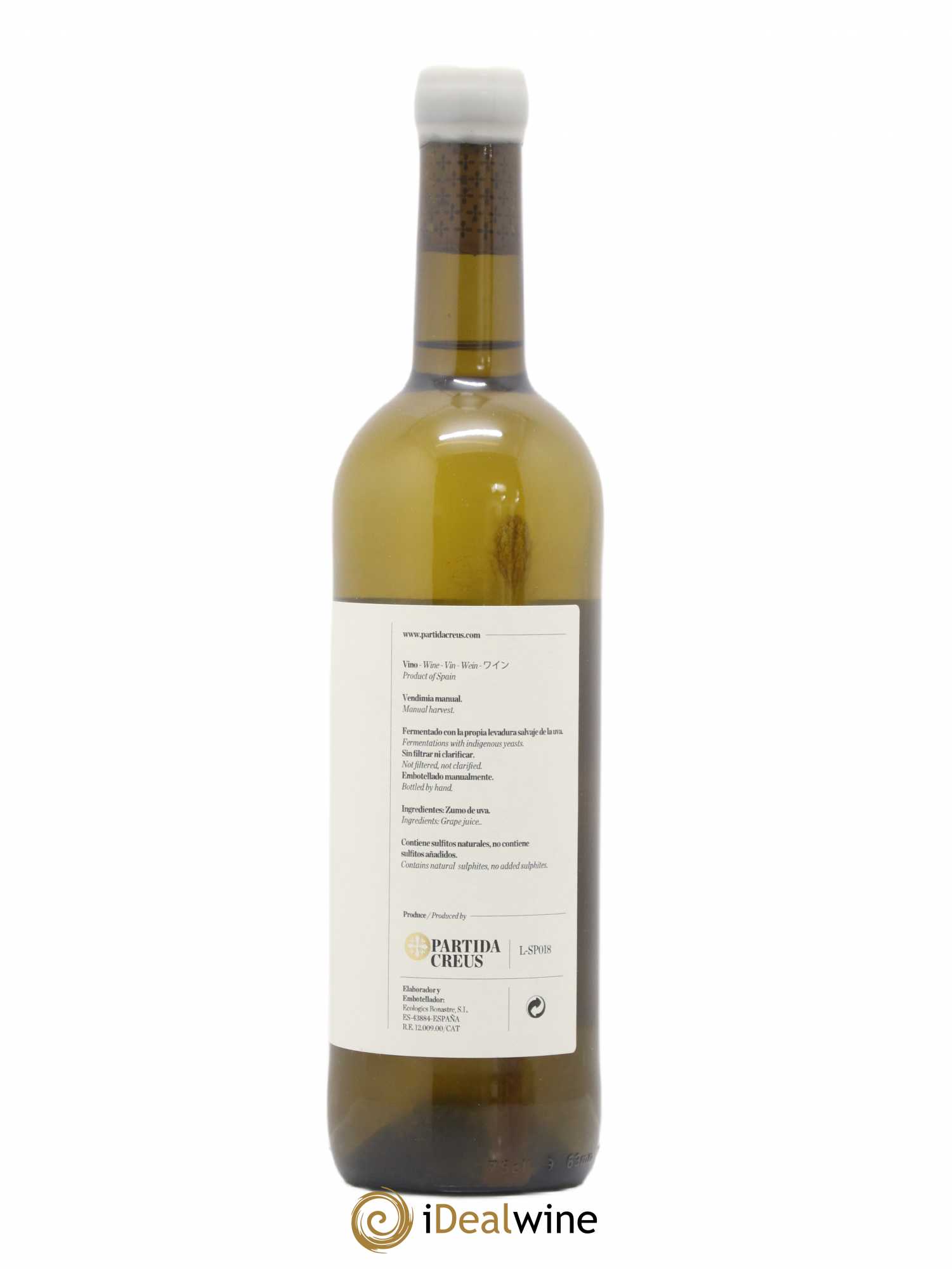 Espagne Partida Creus SP 2018 - Lot de 1 bouteille - 1