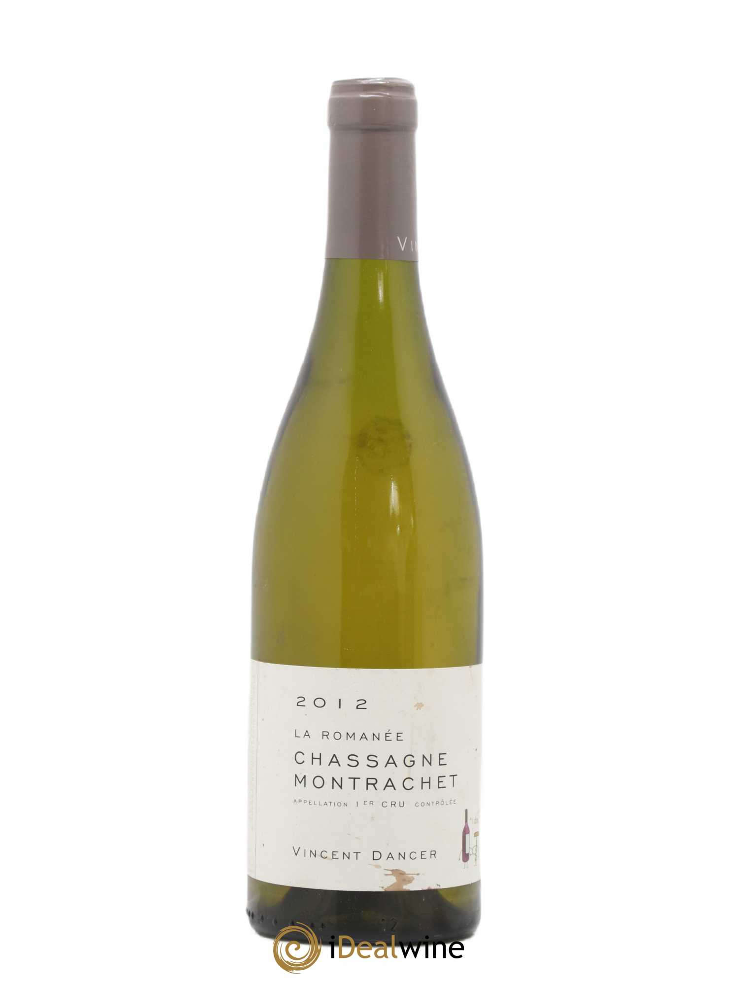 Chassagne-Montrachet 1er Cru La Romanée Vincent Dancer 2012 - Lot de 1 bouteille - 0