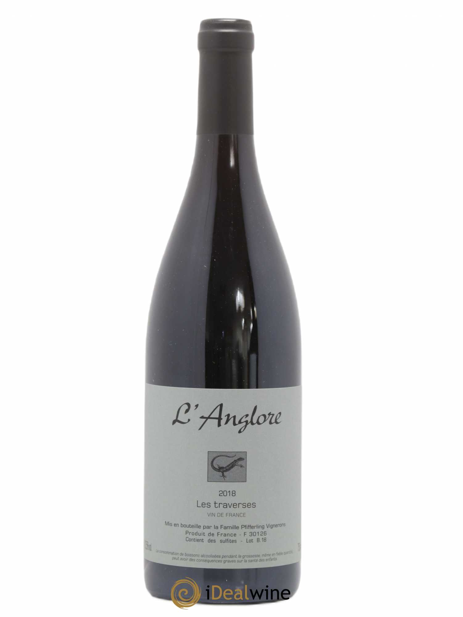 Vin de France Les Traverses L'Anglore 2018 - Lot de 1 bouteille - 0