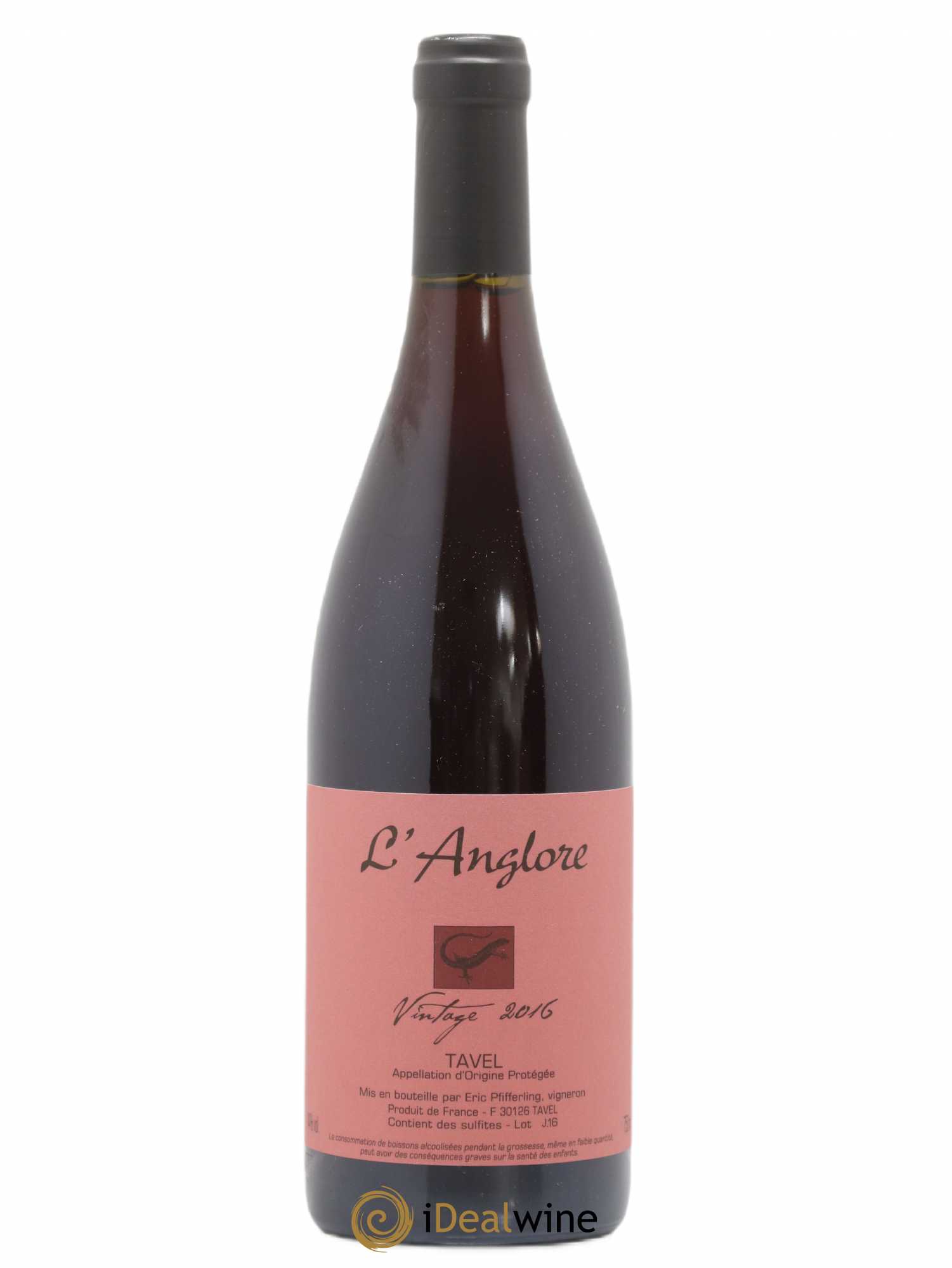 Tavel Vintage L'Anglore 2016 - Lot de 1 bouteille - 0