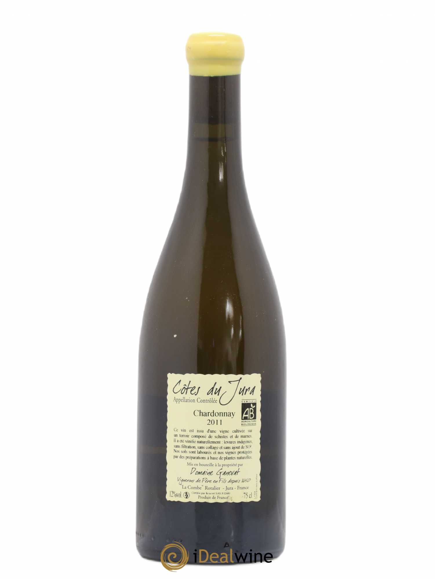 Côtes du Jura Grusse en Billat Jean-François Ganevat (Domaine) 2011 - Lot de 1 bouteille - 1