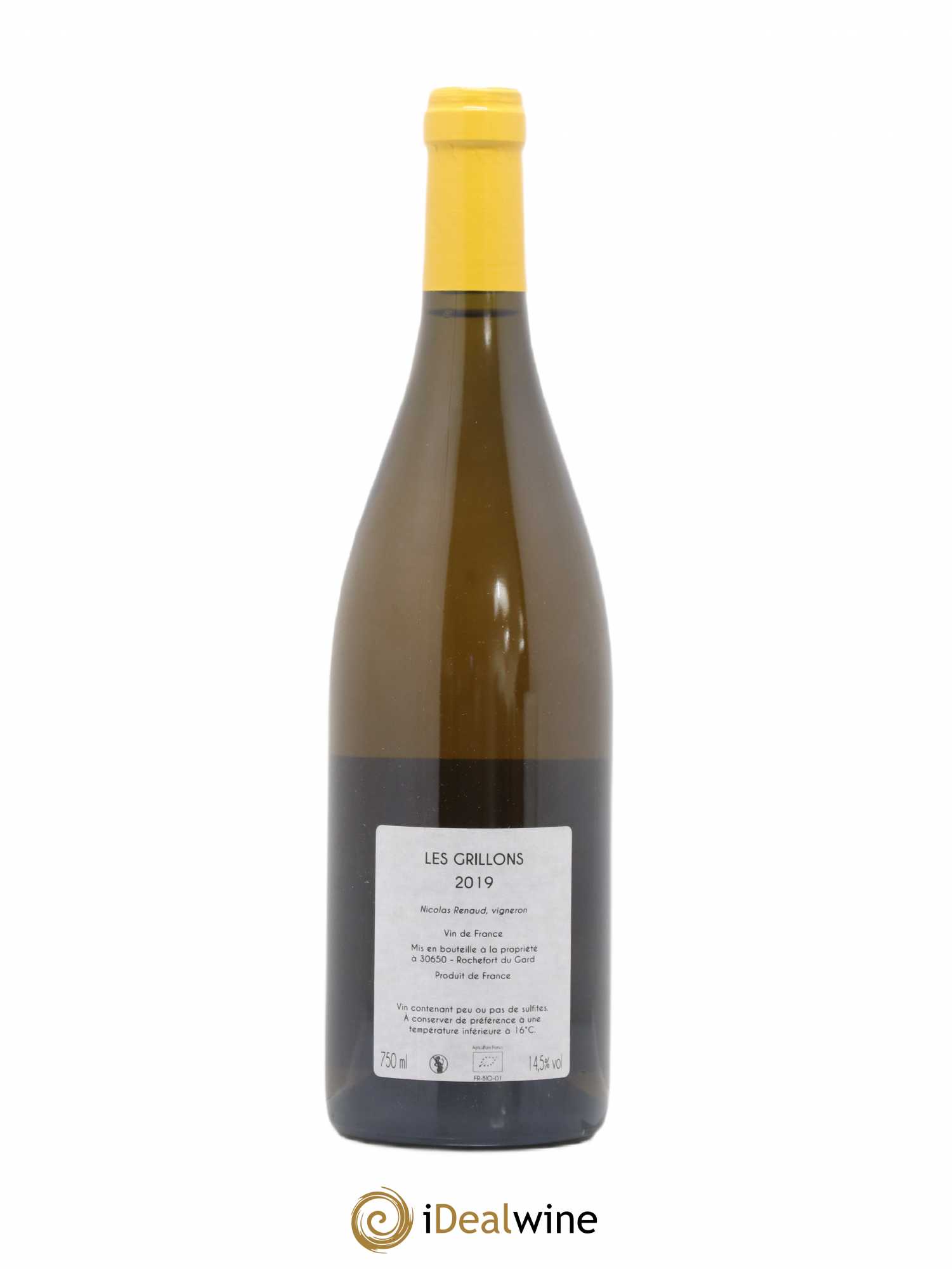 Vin de France Les Grillons Clos des Grillons 2019 - Lot de 1 bouteille - 1