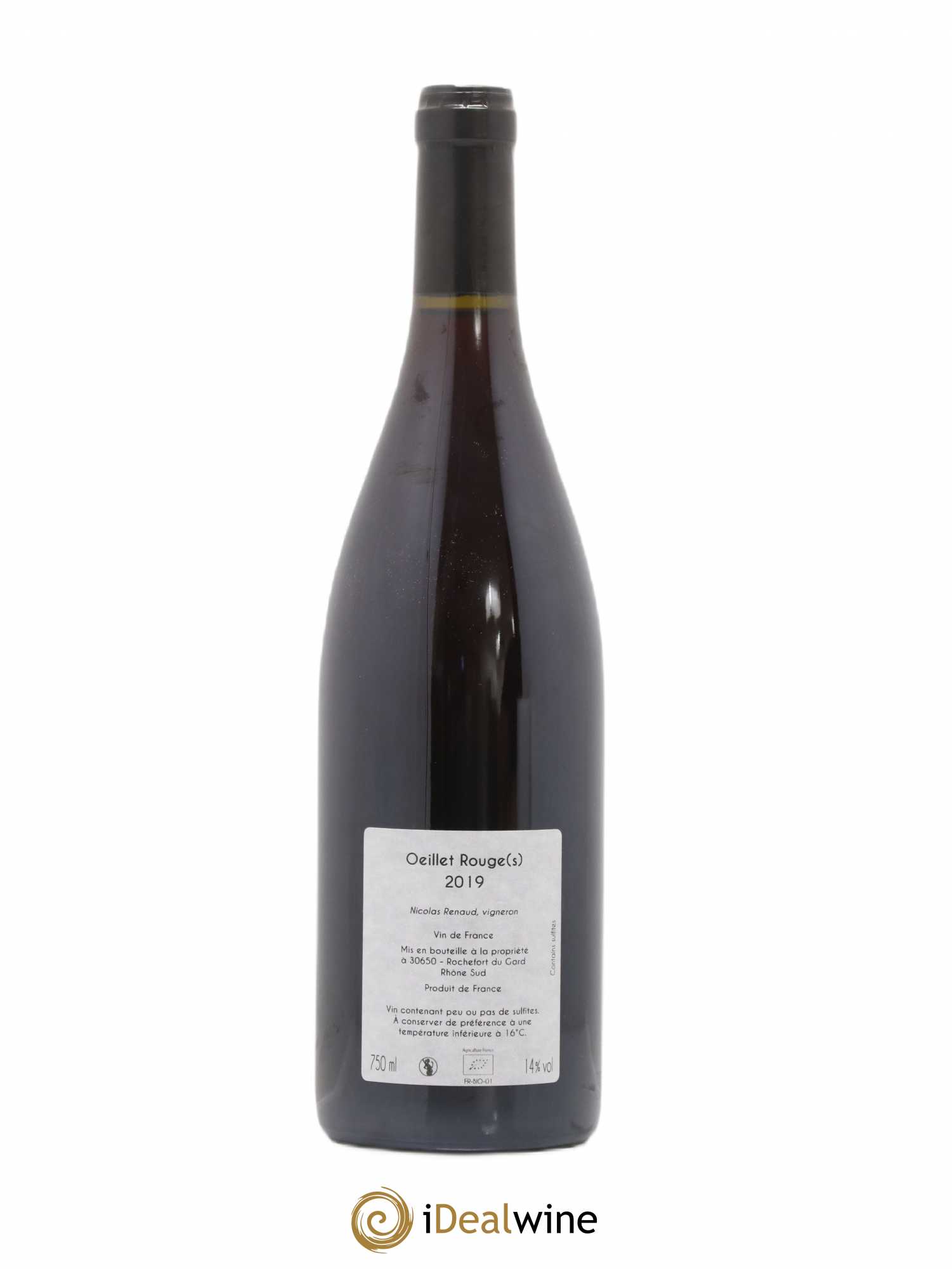 Vin de France Oillet rouge Clos des Grillons 2019 - Posten von 1 Flasche - 1