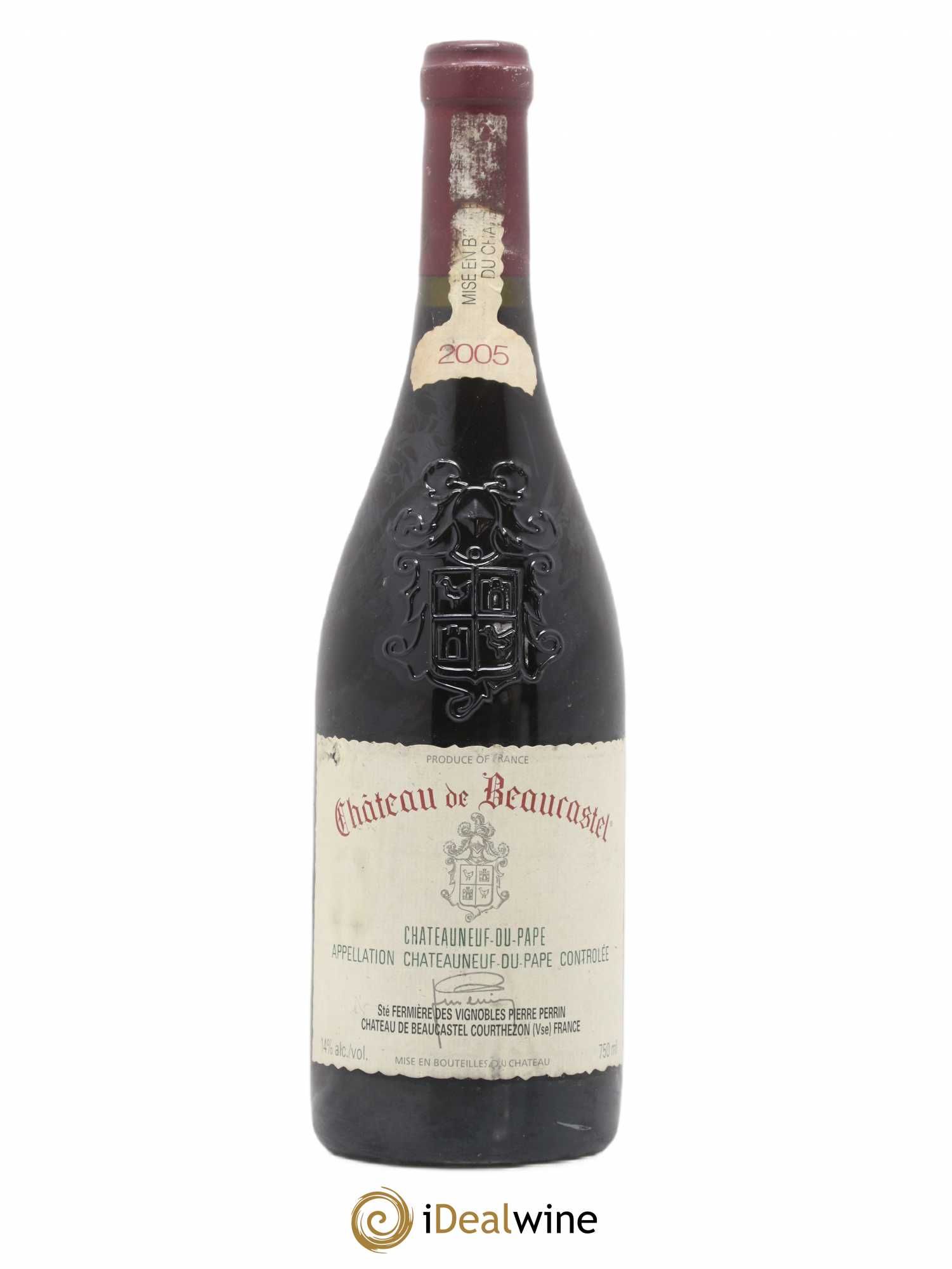 Châteauneuf-du-Pape Château de Beaucastel Famille Perrin 2005 - Lot de 1 bouteille - 0
