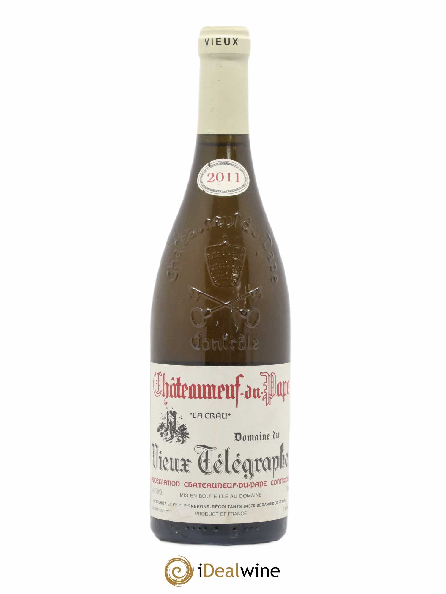 Châteauneuf-du-Pape Vieux Télégraphe (Domaine du) Vignobles Brunier La Crau 2011 - Lot de 1 bouteille - 0