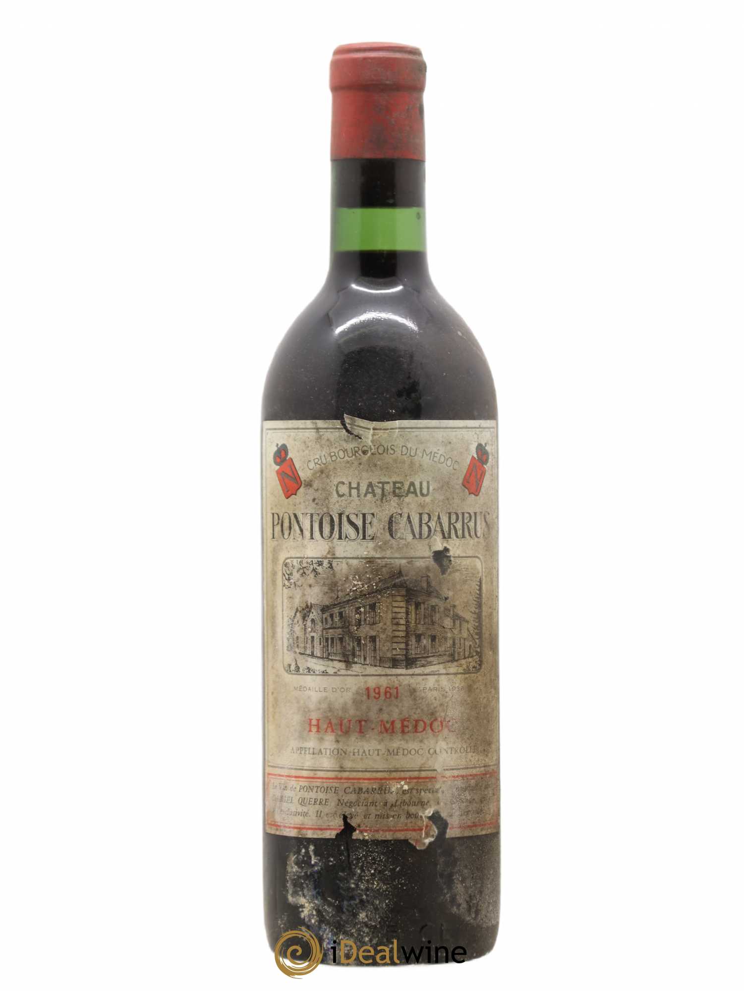 Château Pontoise Cabarrus Cru Bourgeois 1961 - Lot de 1 bouteille - 0