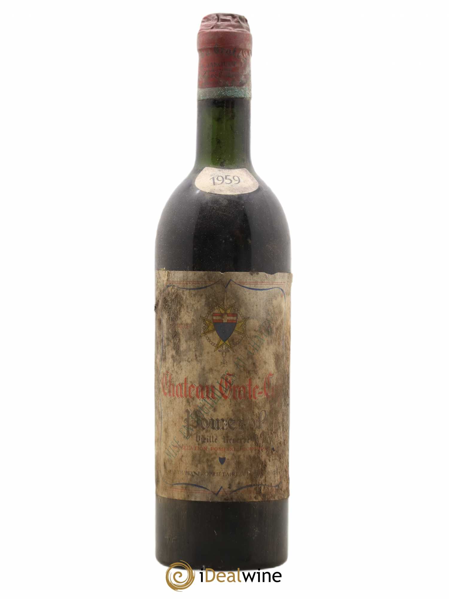 Château Grate-Cap 1959 - Lot de 1 bouteille - 0