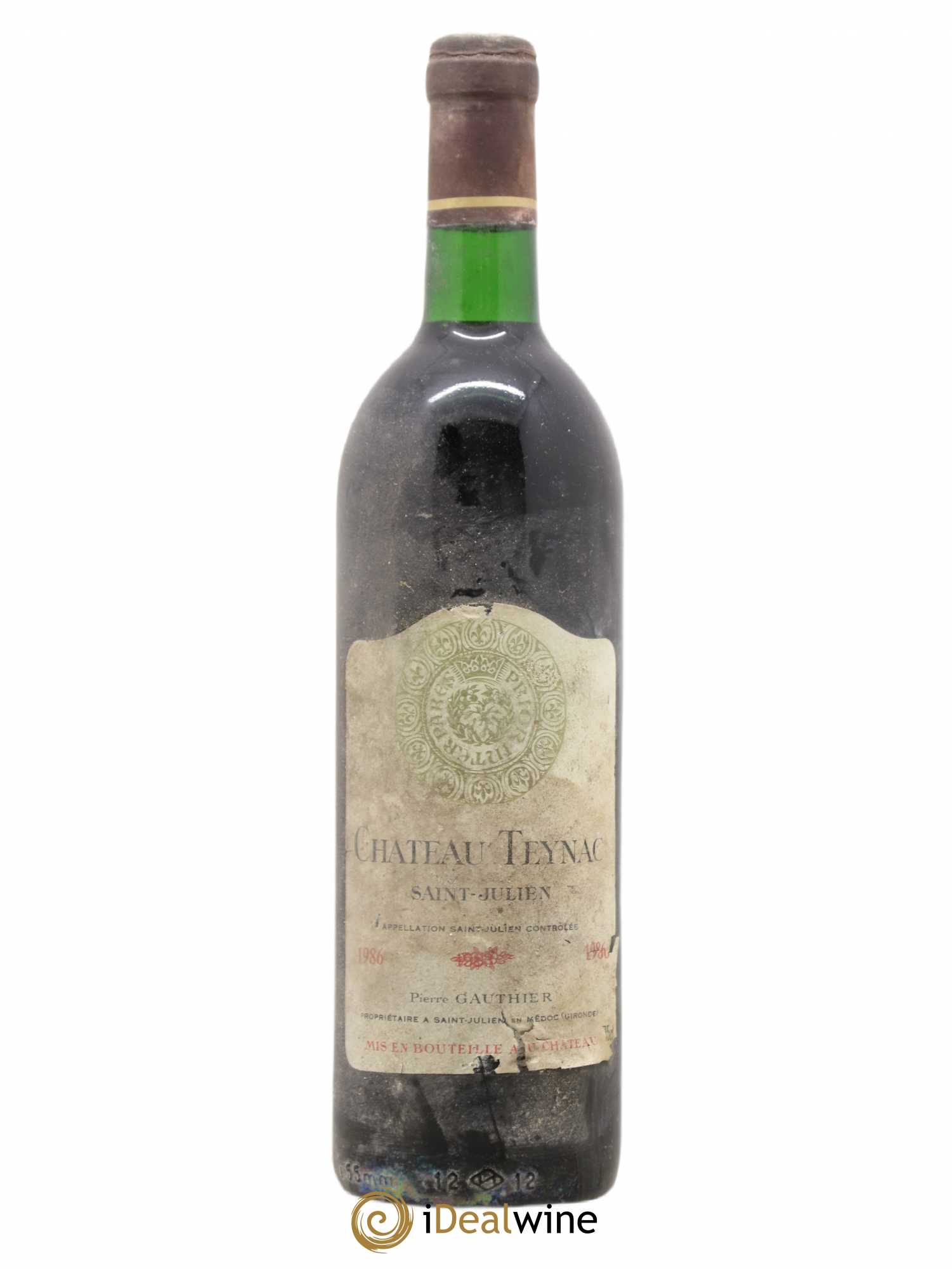 Château Teynac 1986 - Lot de 1 bouteille - 0