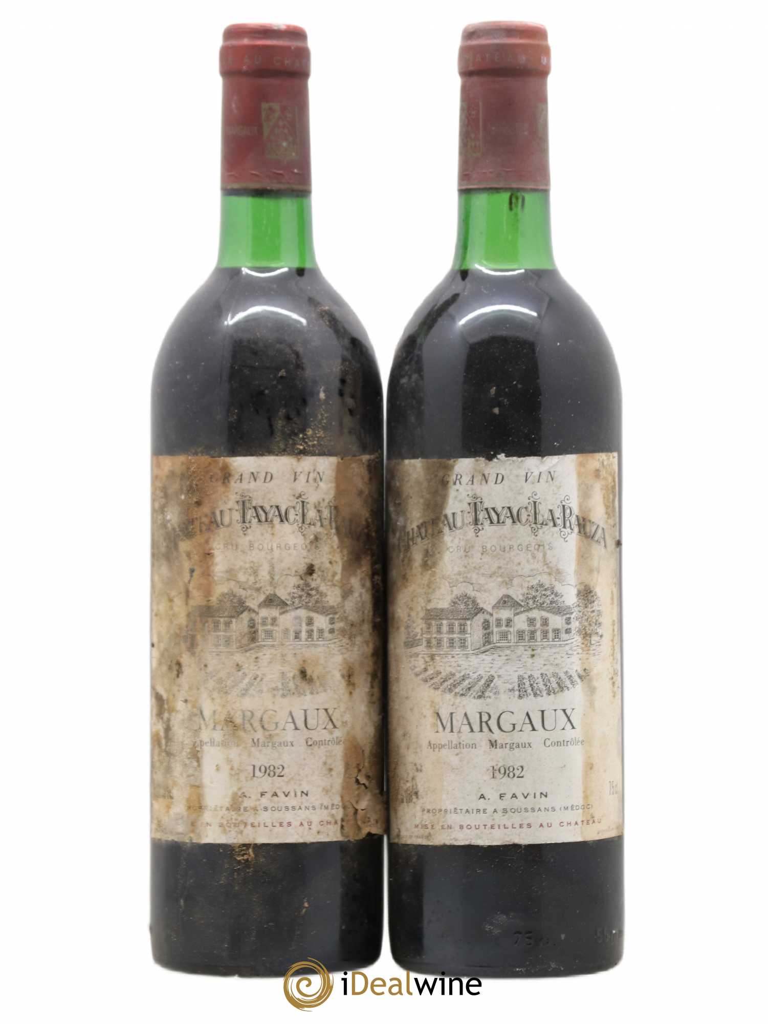 Château Tayac Cru Bourgeois 1982 - Lot de 2 bouteilles - 0