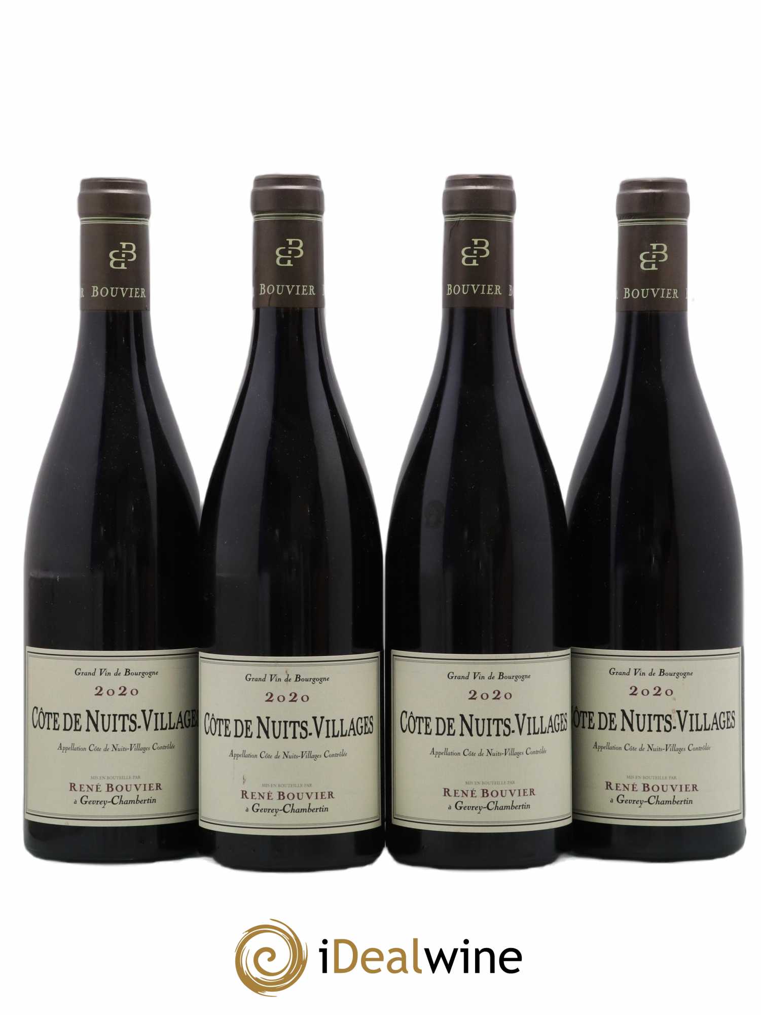 Côtes de Nuits-Villages René Bouvier (Domaine) 2020 - Lot de 4 bouteilles - 0
