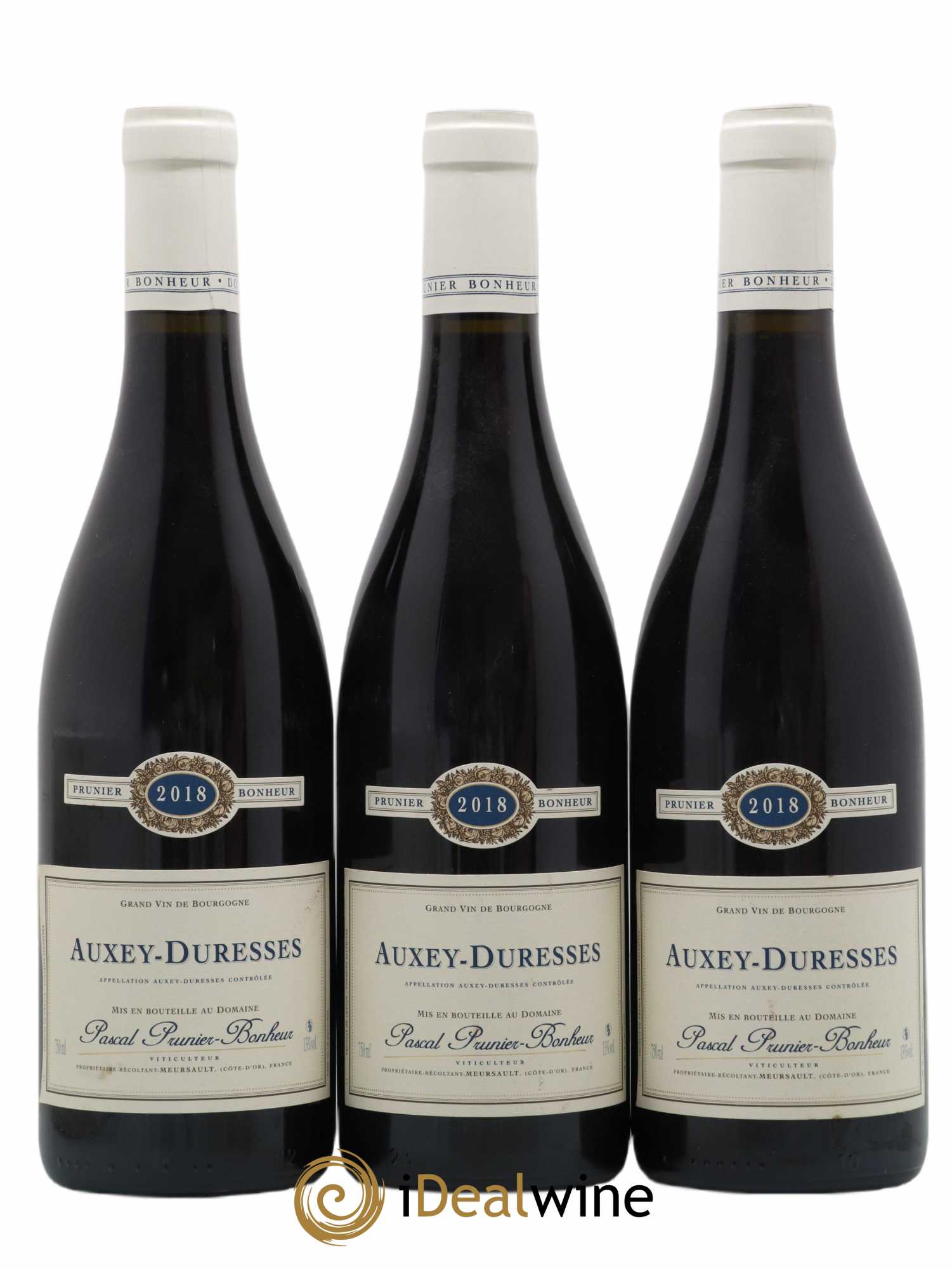 Auxey-Duresses Pascal Prunier Bonheur 2018 - Lot de 3 bouteilles - 0